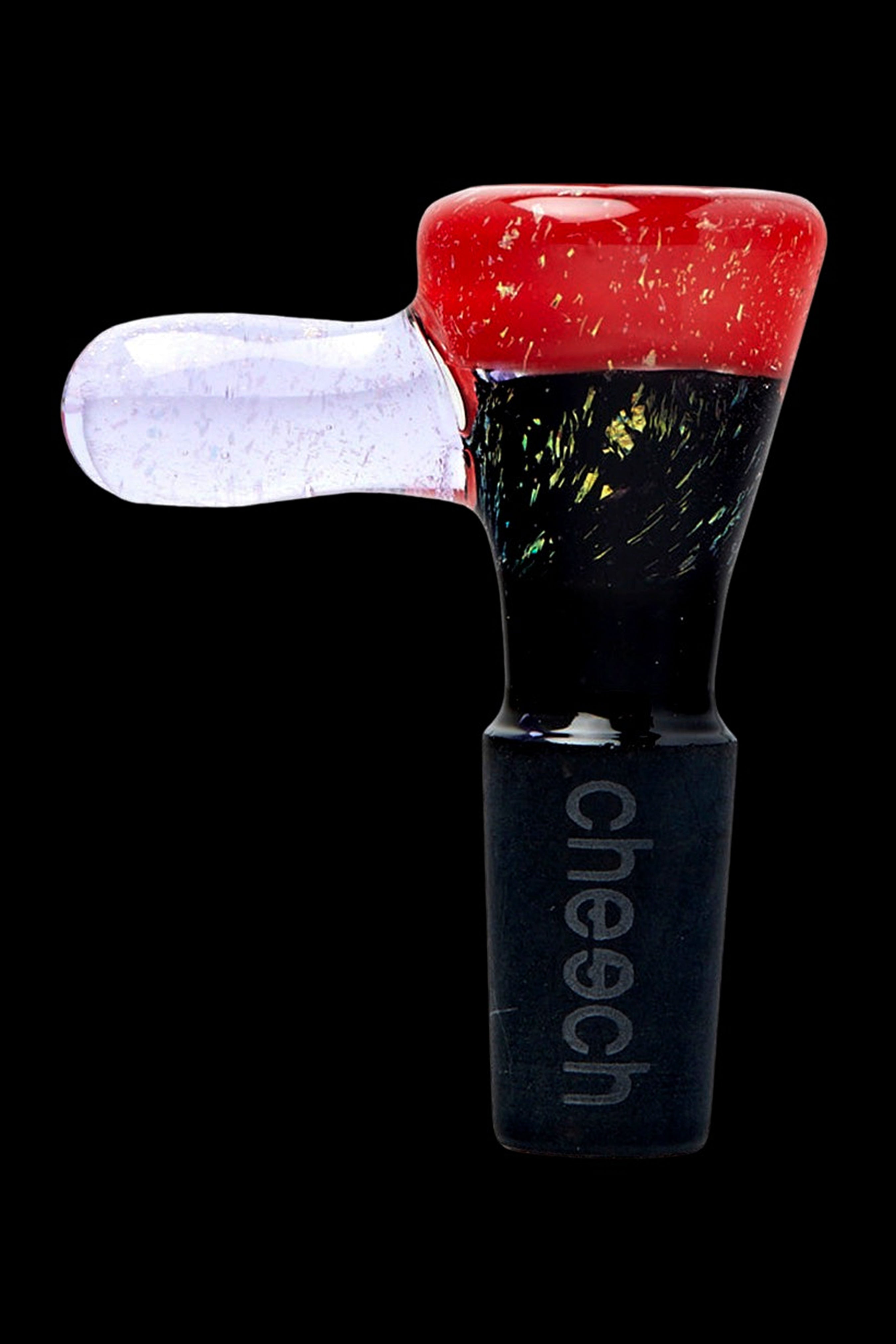 Cheech Glass Transparent Dichro Herb Slide - Elevate Your Smoking Experience