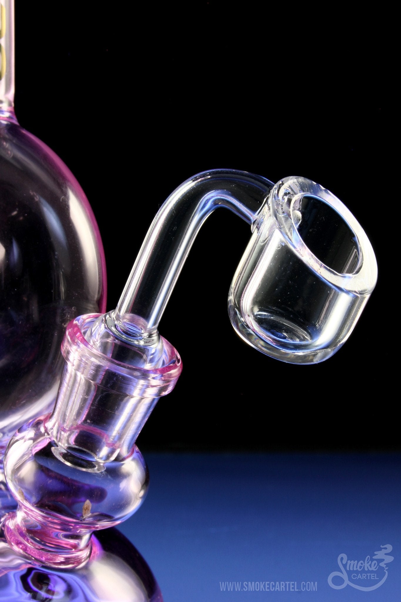 BoroTech Glass Mani Crescent Mini Rig - Perfect for On-the-Go!