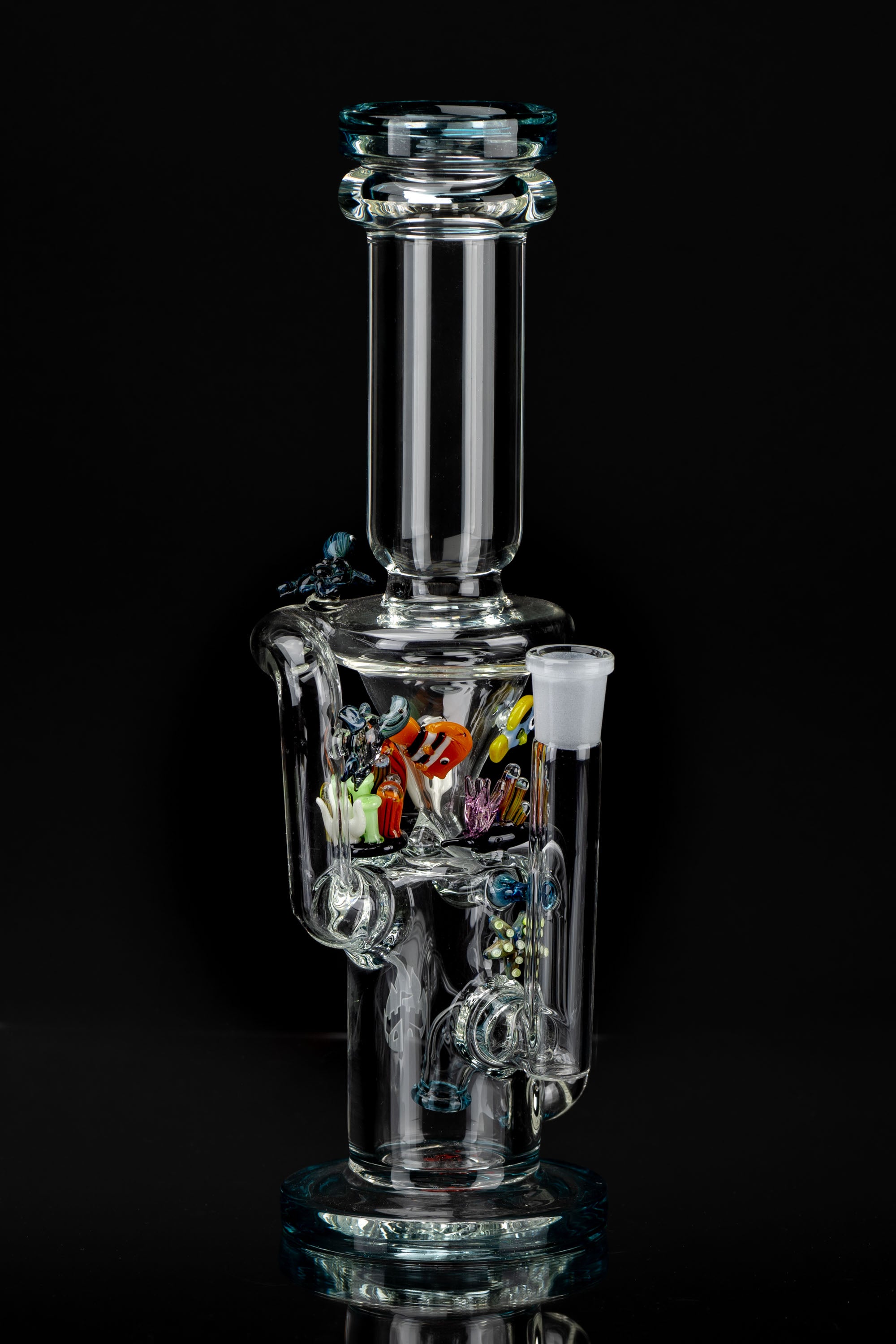 Empire Glassworks Enchanting Under the Sea Recycler Dab Rig