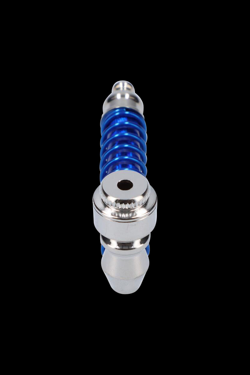 Indestructible Colored Spiral Metal Hand Pipe