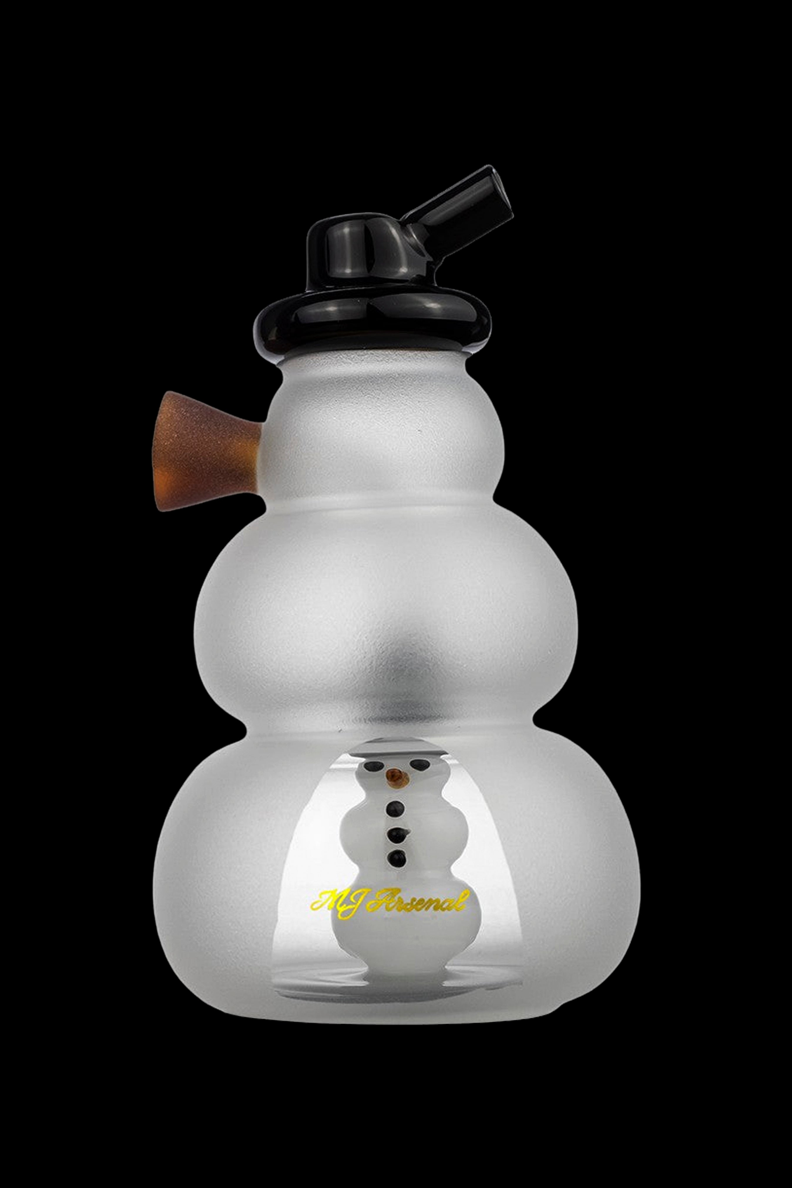 MJ Arsenal's Adorable Snowperson Blunt Bubbler - A Must-Have!