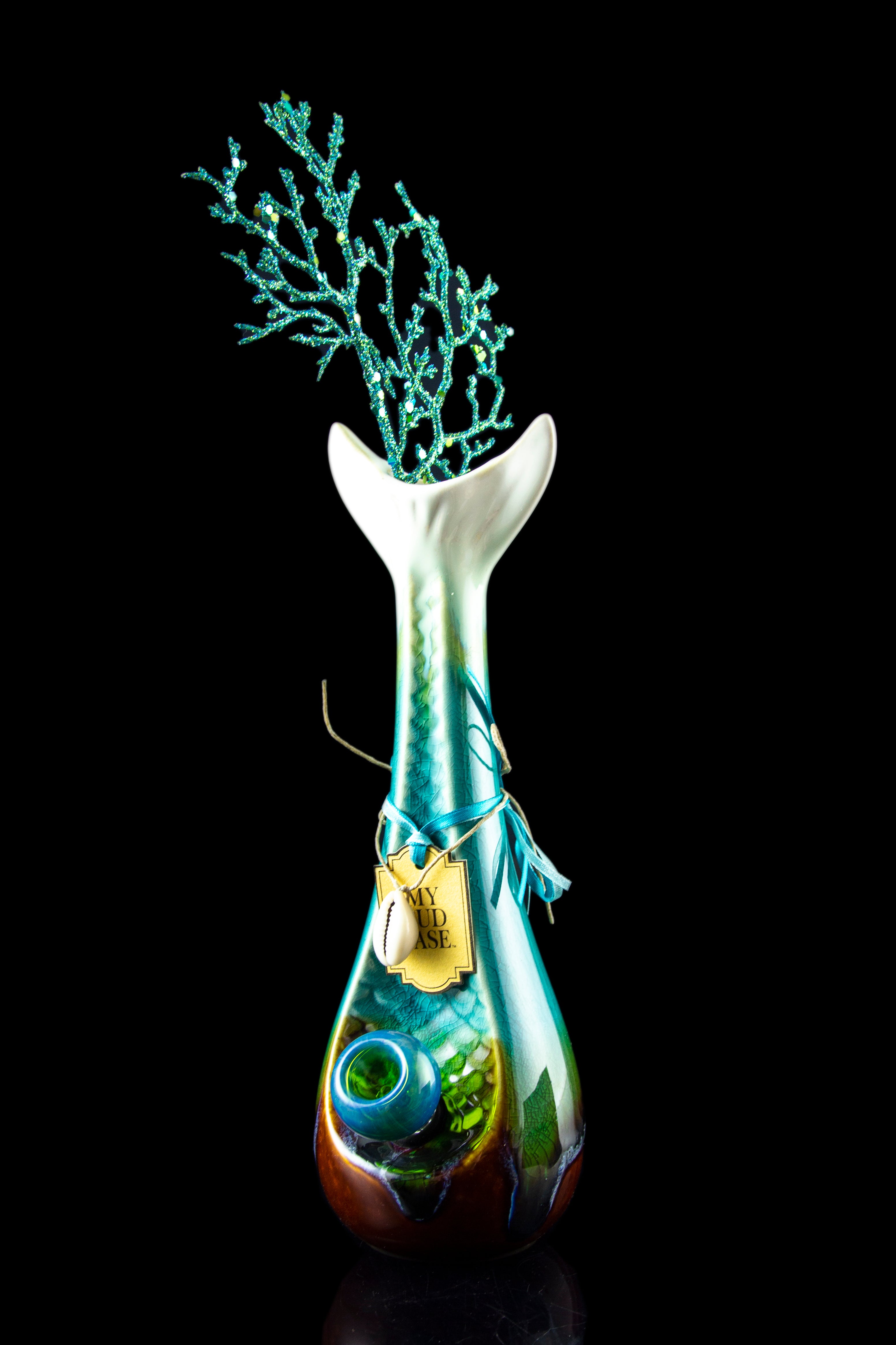 Enchanting Mermaid Water Pipe - My Bud Vase