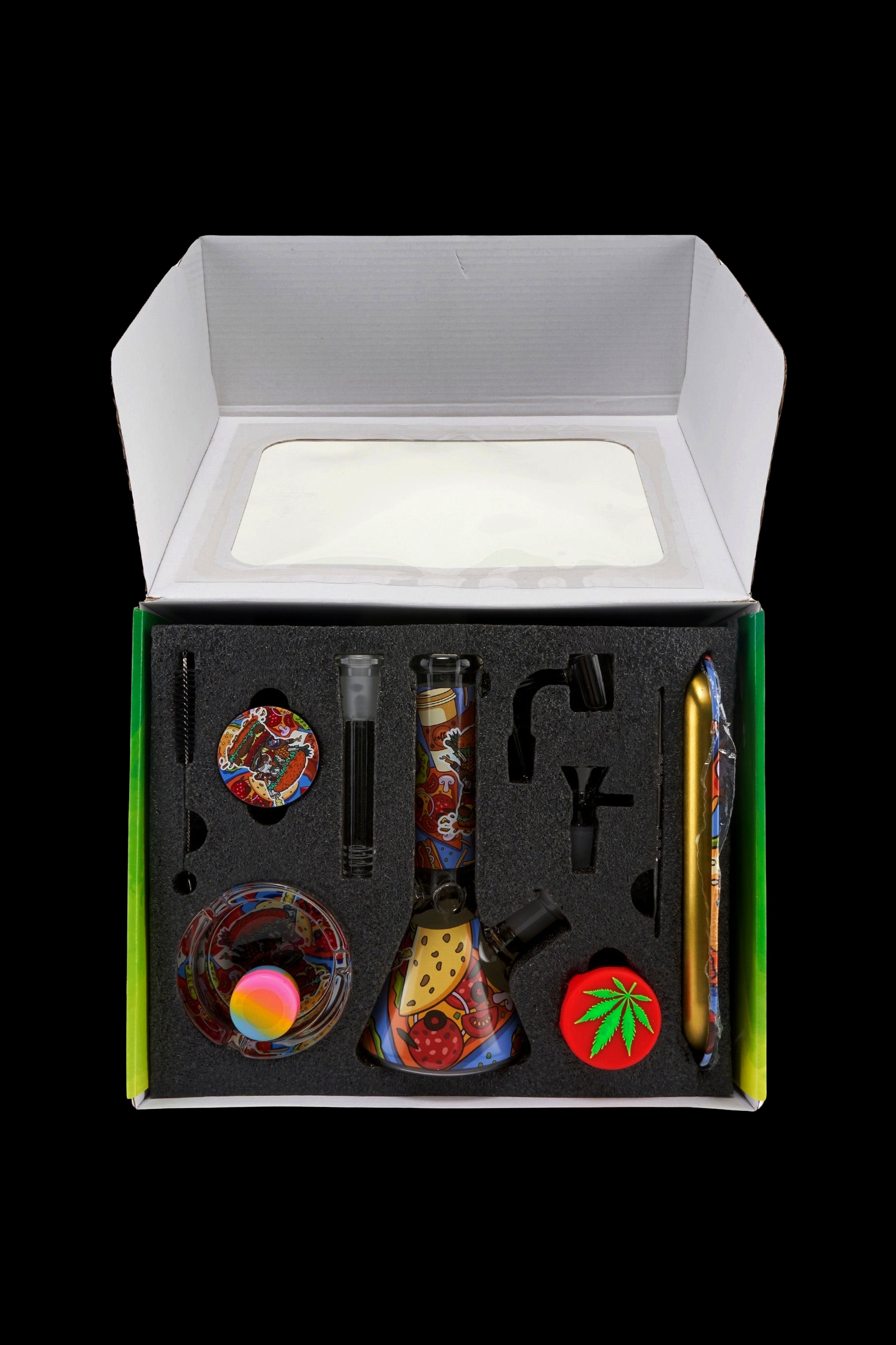 Delicious Burger-Themed Complete Smoking Kit