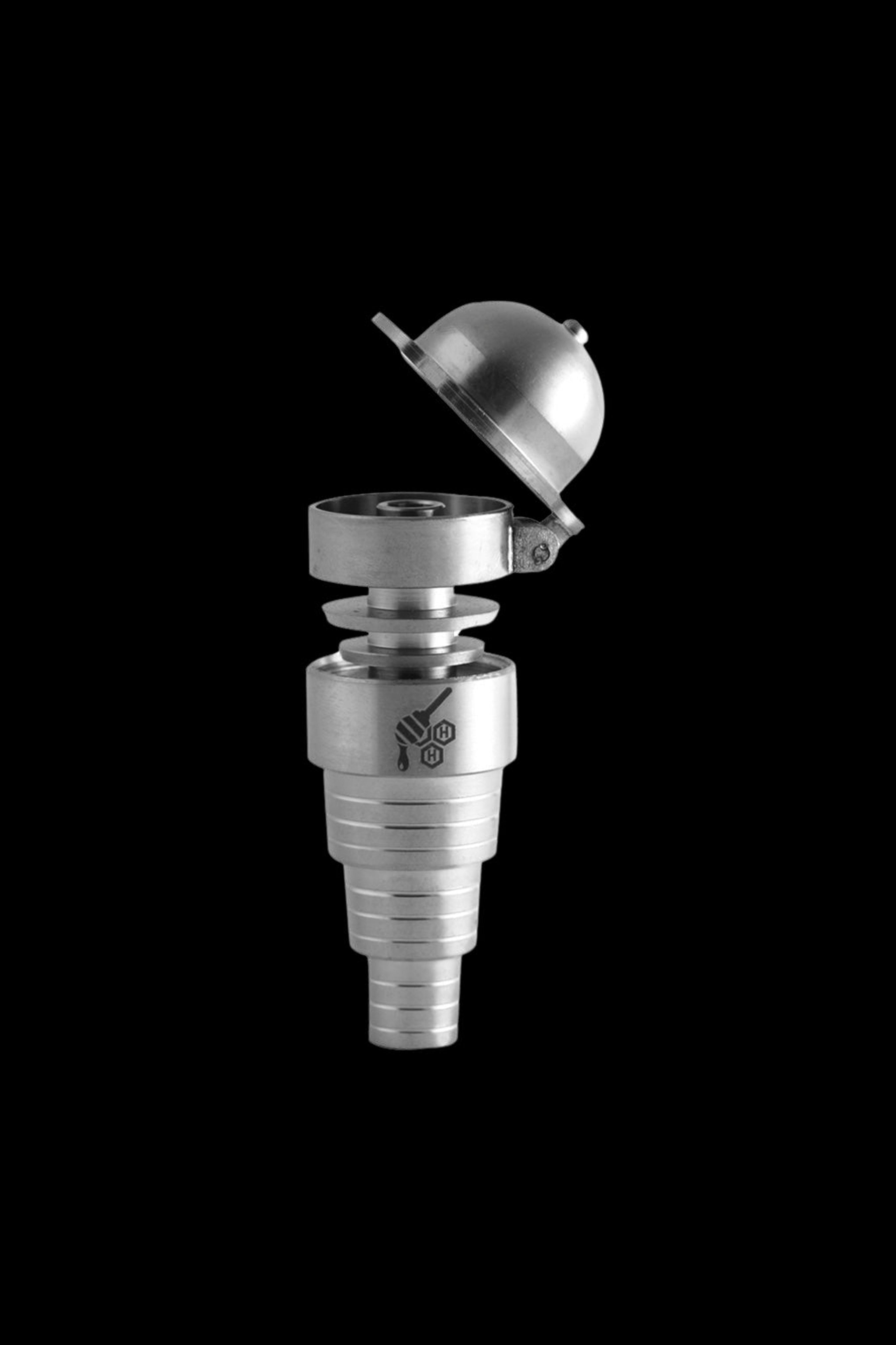 Honeybee Herb Titanium 6-In-1 Baseball Carb Cap Dab Nail - The Ultimate Dabbing Essential