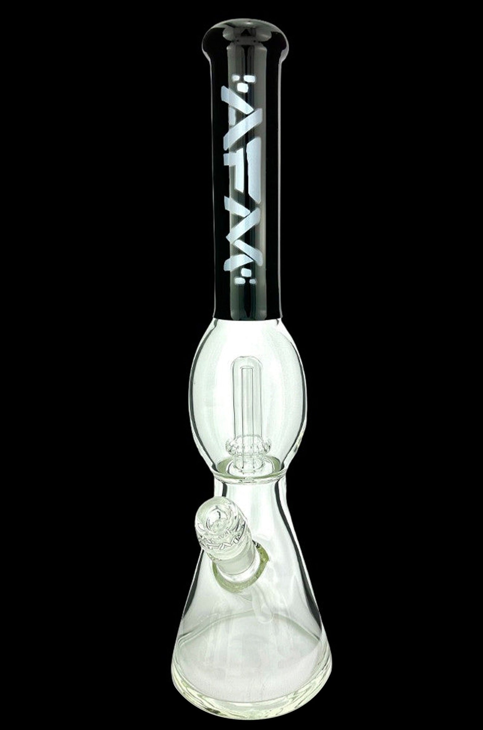 AFM Stunning UFO Color Sleeve Glass Beaker Bong - An Unforgettable Smoking Experience