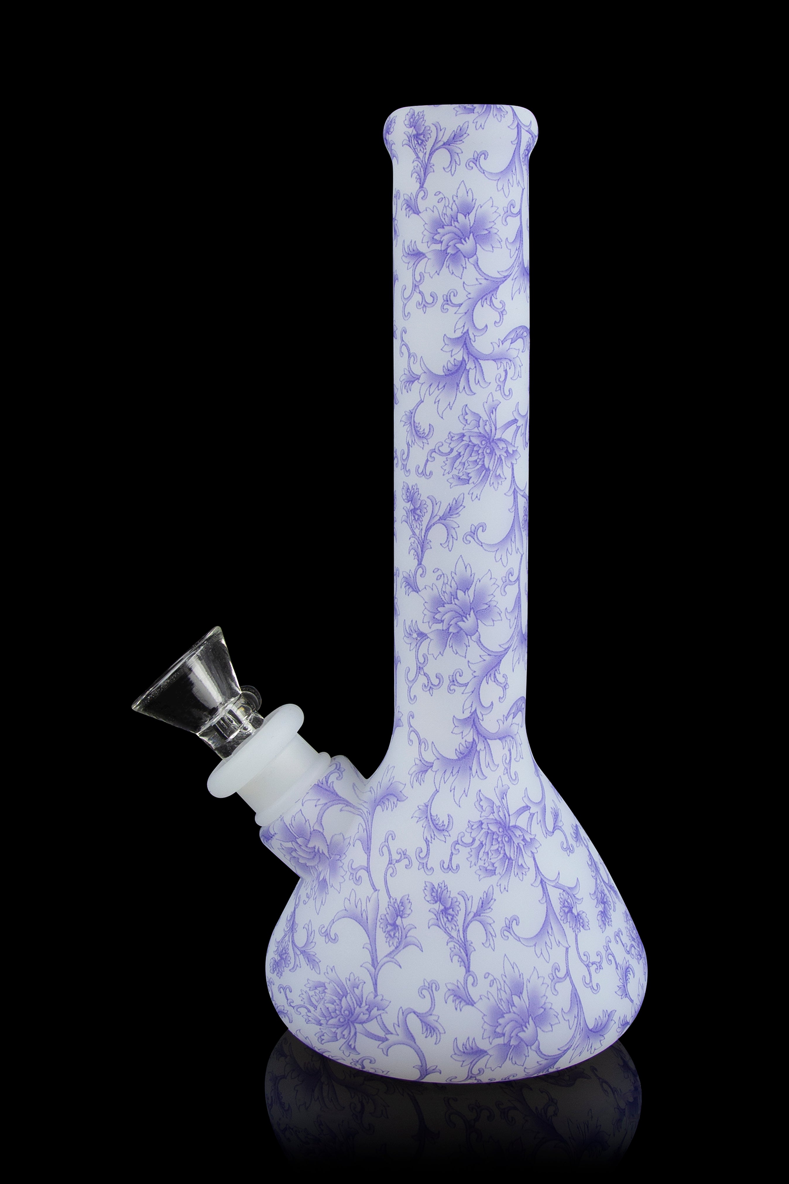 BONGS USA Stunning Floral Silicone Bong - The Ultimate Gift for Female Stoners