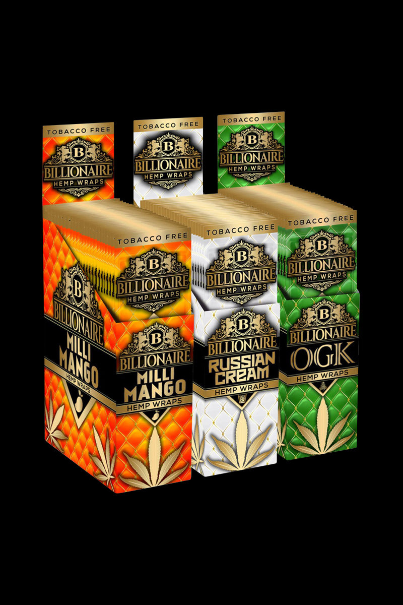 Luxury Billionaire Hemp Wraps - 25 Pack