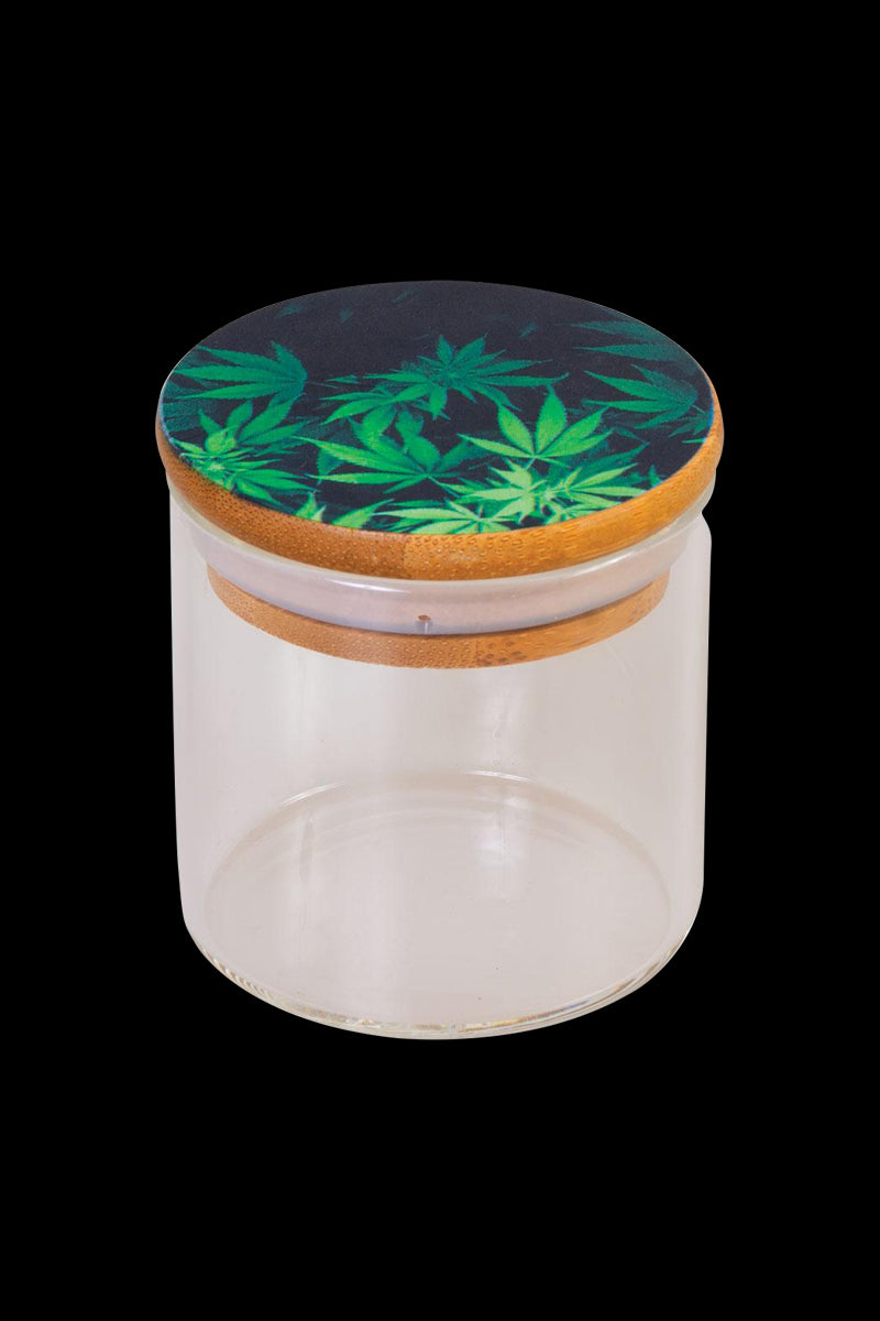 Amazing Hemp Design Glass Storage Jars - 6 Pack