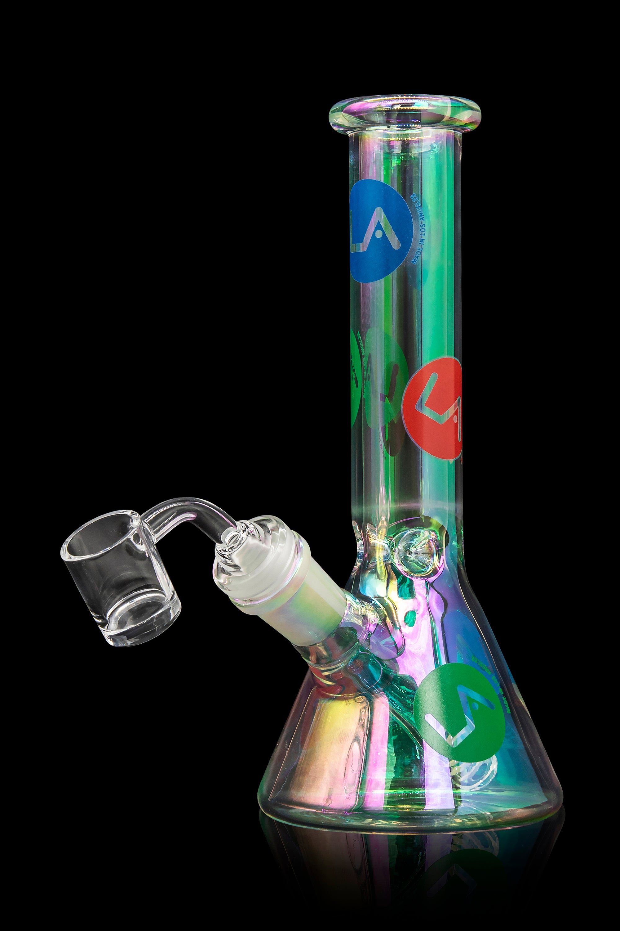 LA Pipes Limited Edition 8-Piece Iridescent Disco Beaker Set: A Groovy Retro Delight