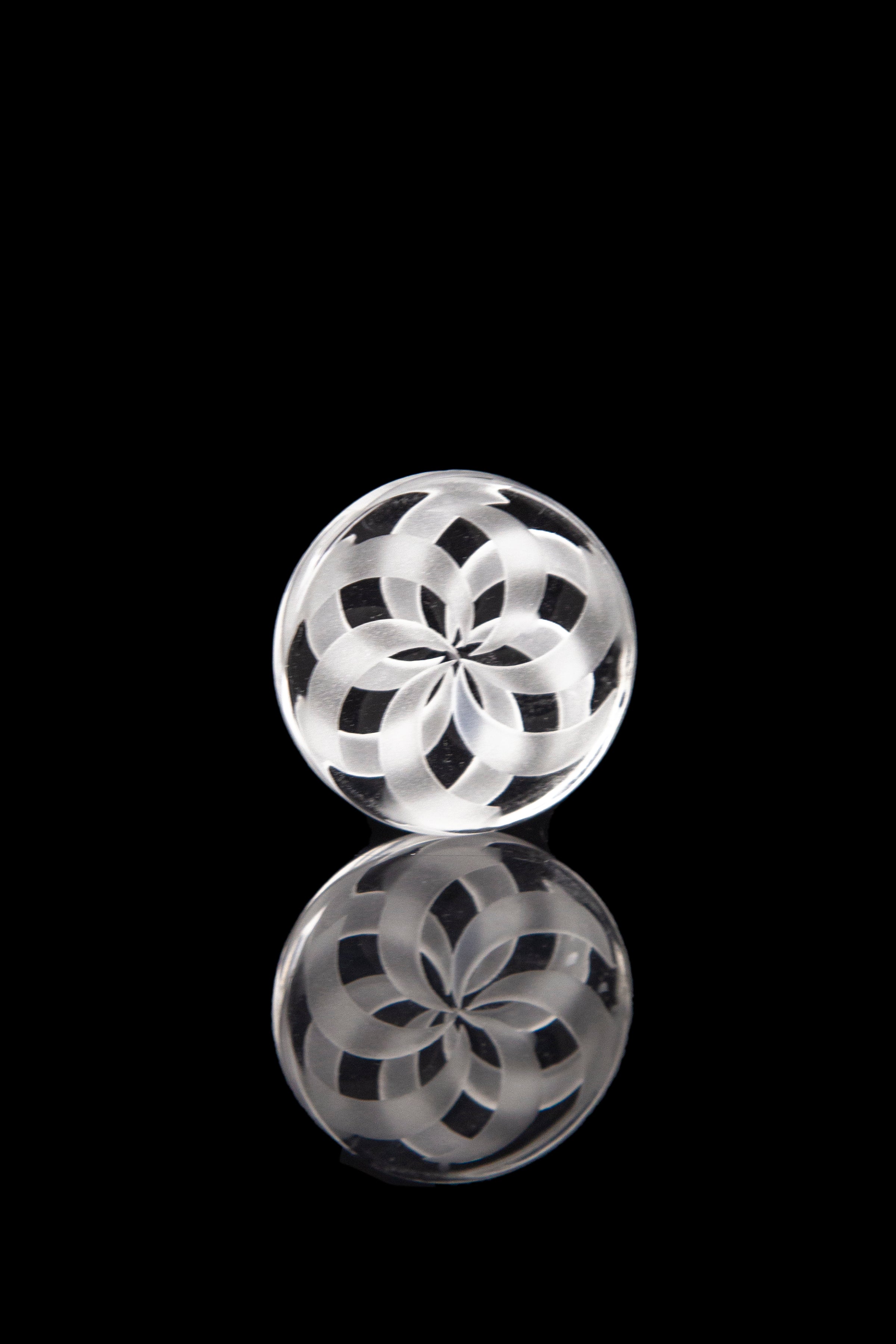 Exquisite Engraved Flat Carb Cap for Ultimate Dabbing