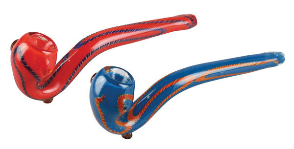 Stunning Handblown Classic Sherlock Glass Pipe