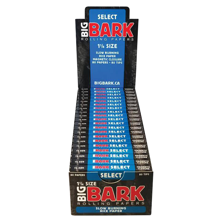 BIGBARK 1 1/4 Select Rolling Papers - Choose 1, 5, or 20 Pack!