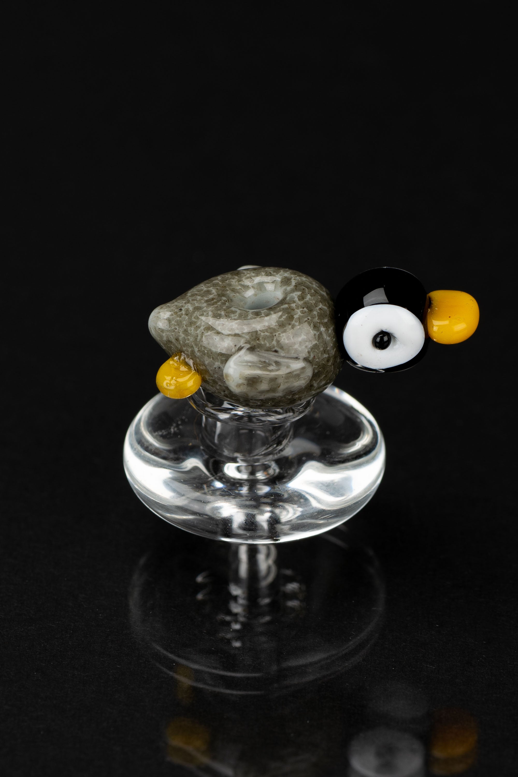Empire Glassworks Penguin Puffco Peak Carb Cap - A Charming Smoking Essential