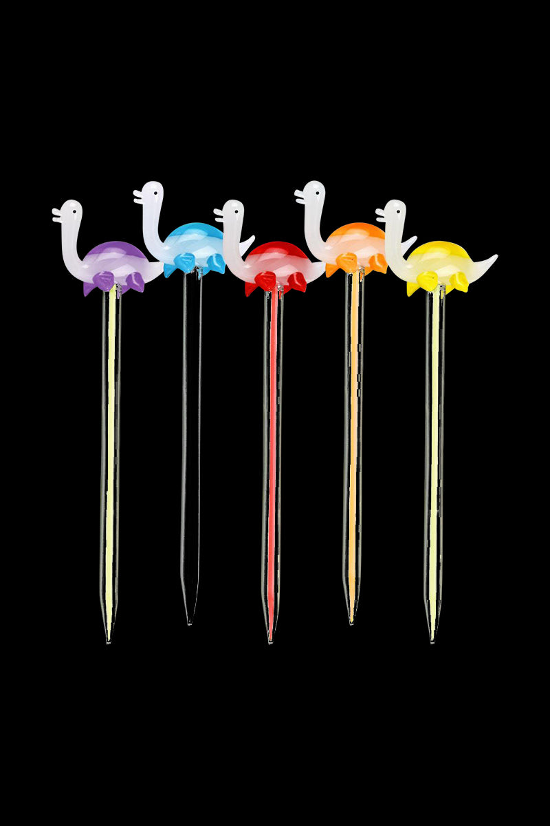 Adorable Baby Loch Ness Monster Glass Dab Tool - A Must-Have for Dab Enthusiasts