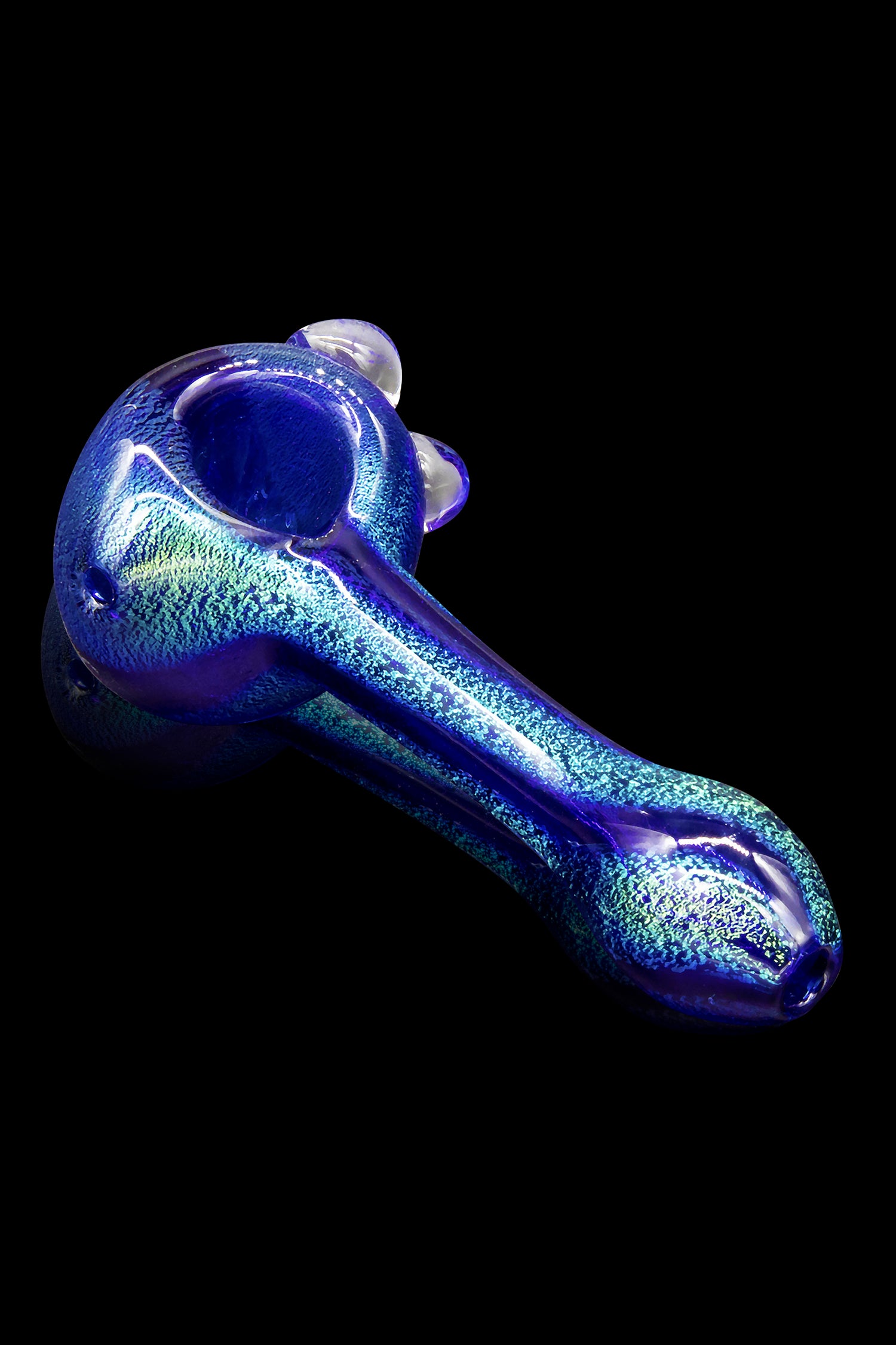 LA Pipes Blue Dream Solid Blue Dichro Spoon - A Smoking Marvel