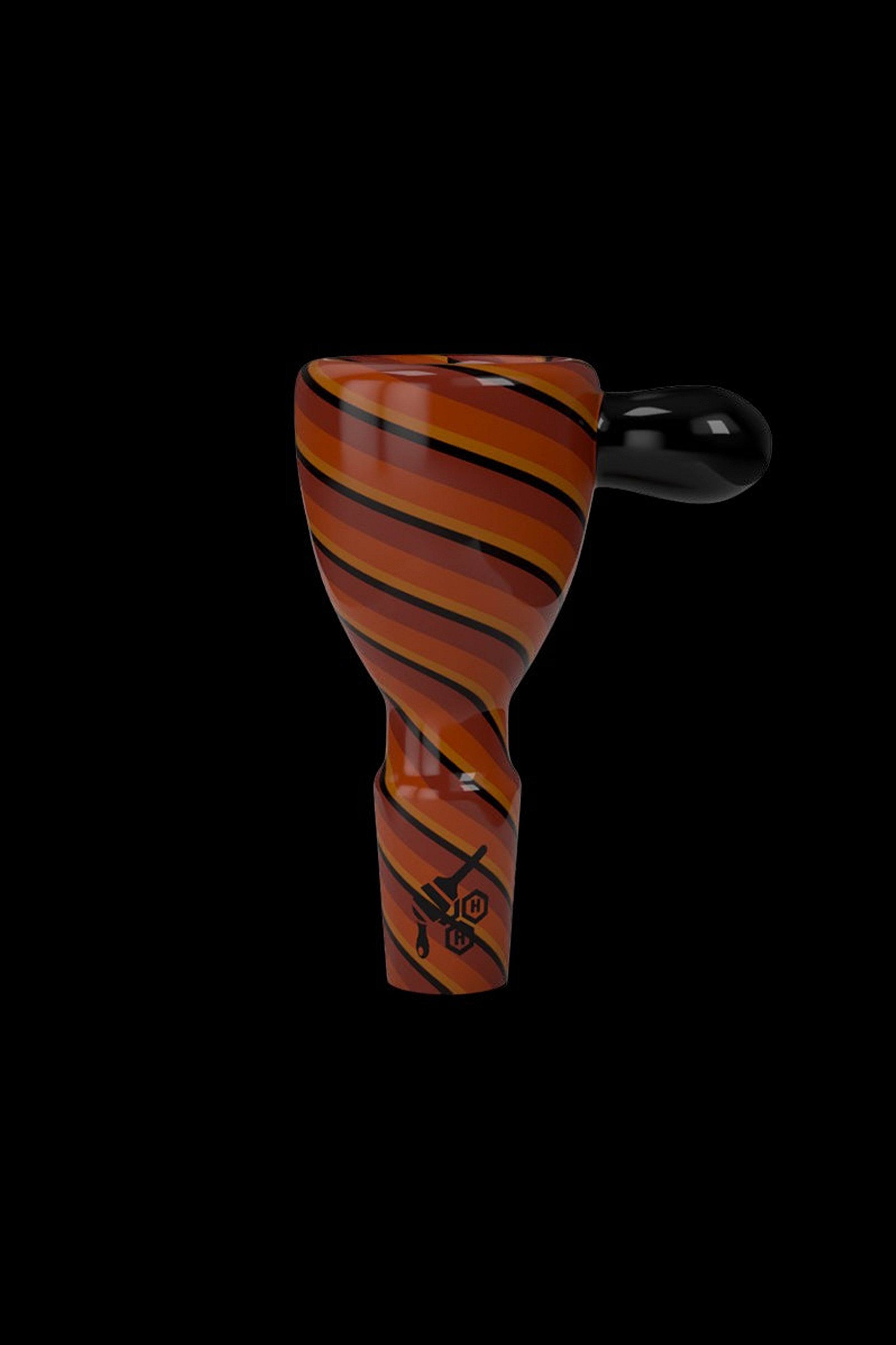 Honeybee Herb Stylish Wig Wag Stripped Bong Bowl