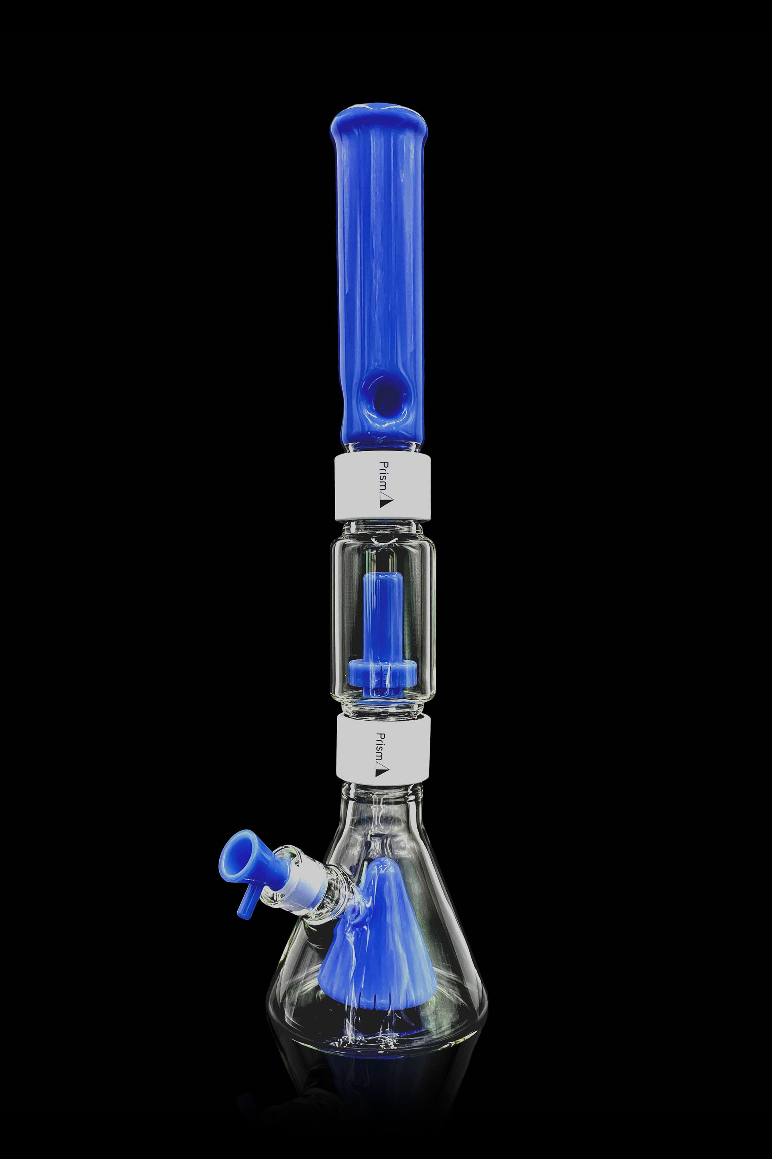 Prism's Stunning Percolated Double - Stack Beaker Bong