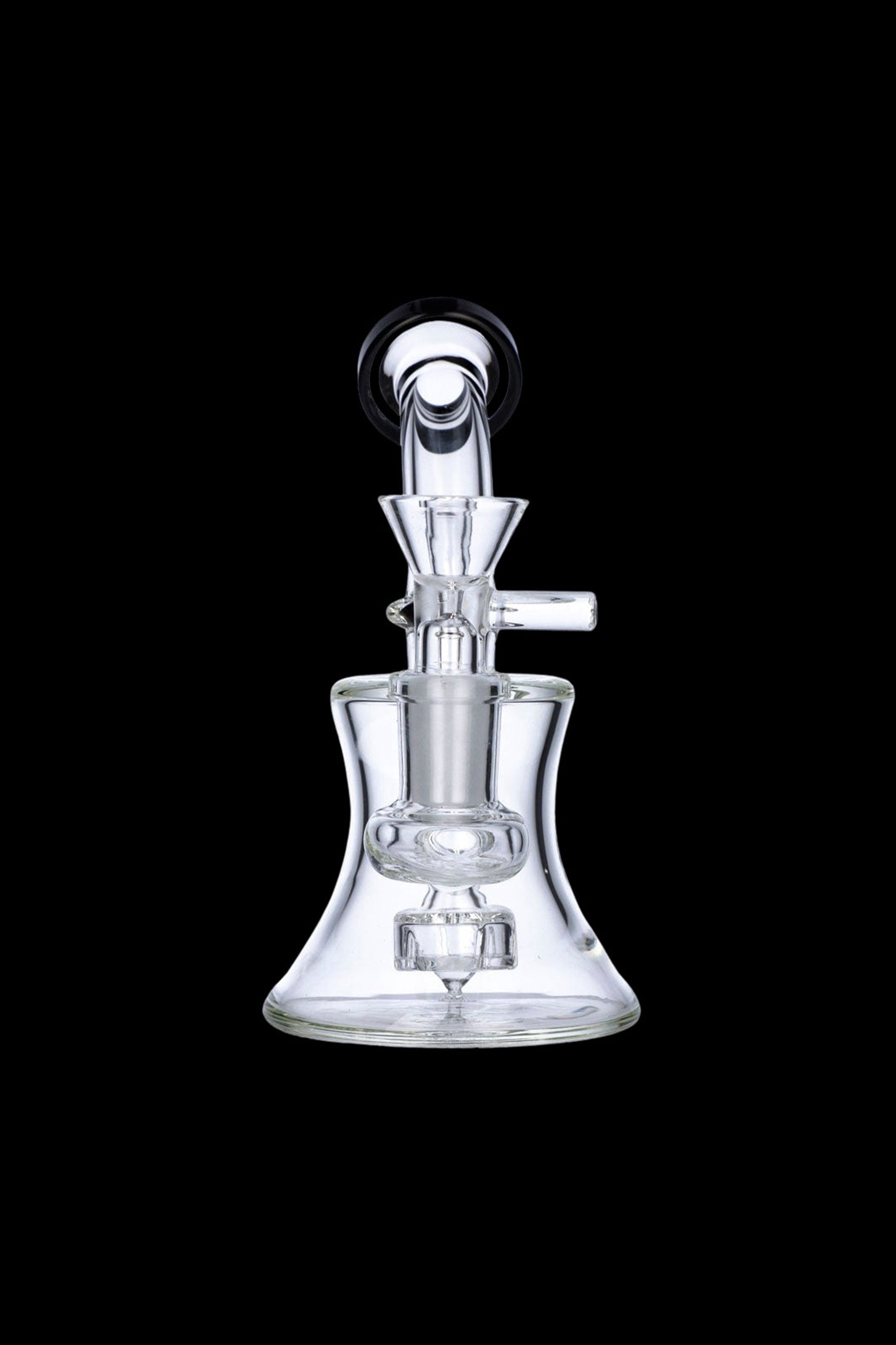 Compact 5.5” Hourglass Base Water Pipe - Big Hits in a Small Package