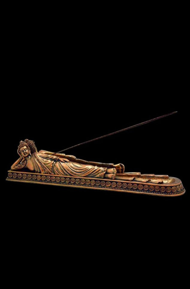 Enchanting Reclining Buddha Incense Holder