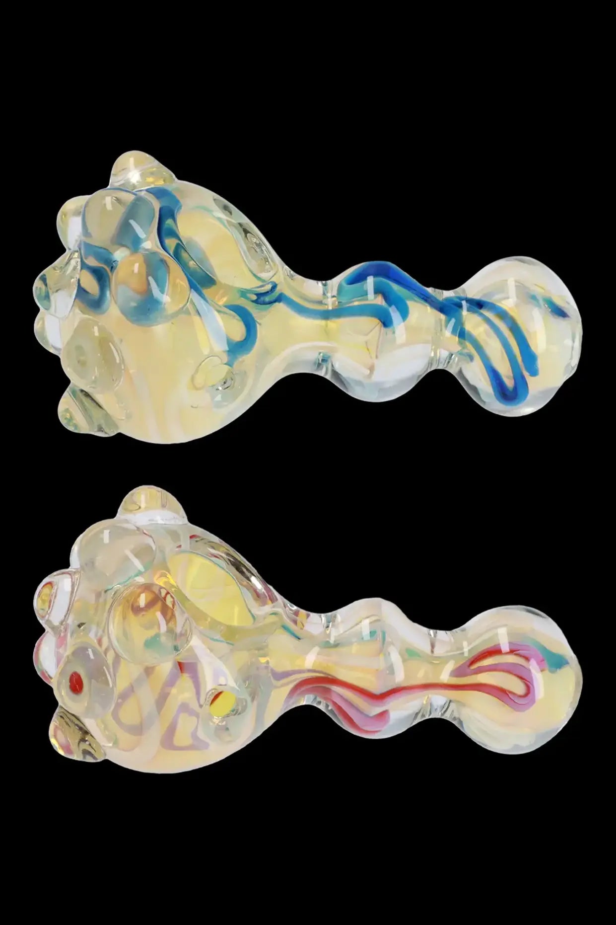 Elegant 4.5-Inch Multi-Marble Spoon Pipe