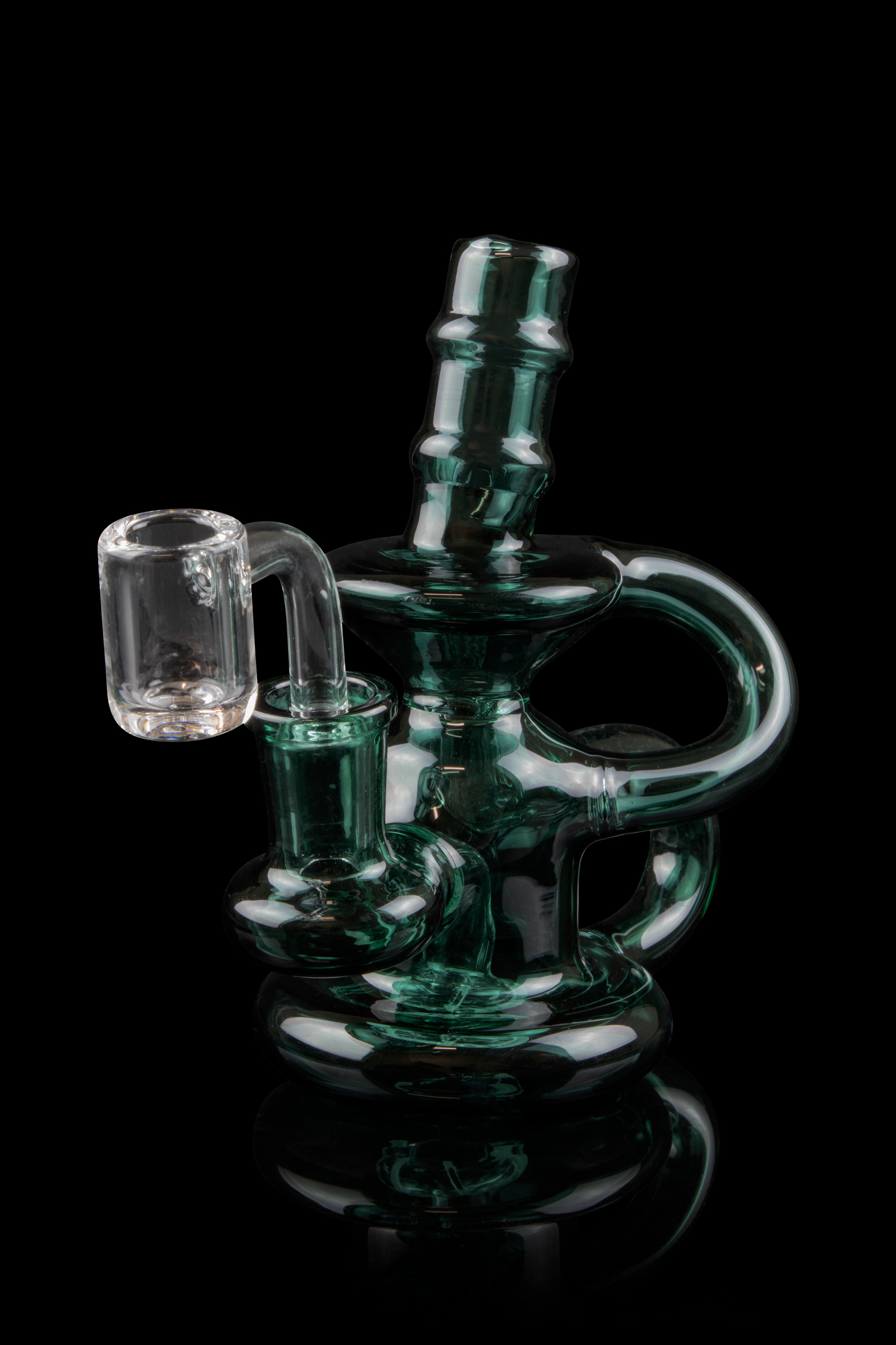 Compact Mini Travel Recycler Dab Rig - Your Adventure Companion