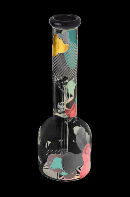 Famous Brandz Aquarius 12-Inch Stunning Glass Water Bong