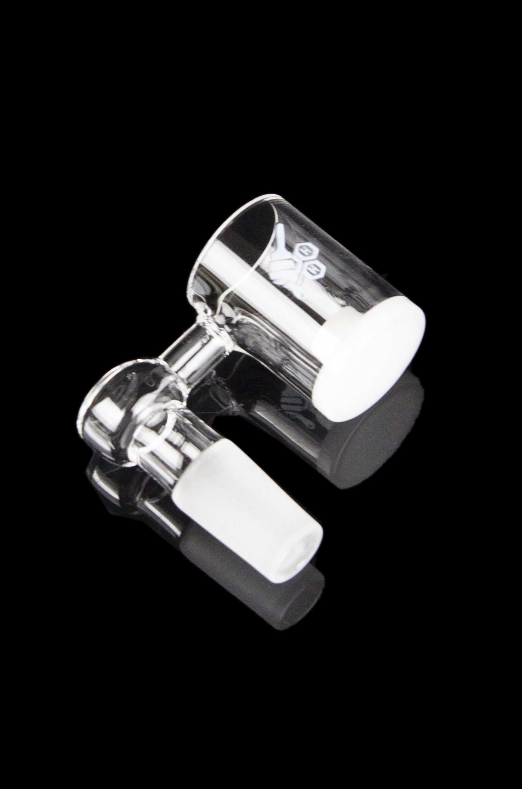 Honeybee Herb Honey & Milk Core Reactor Sidecar Quartz Banger - Stunning Yellow Line