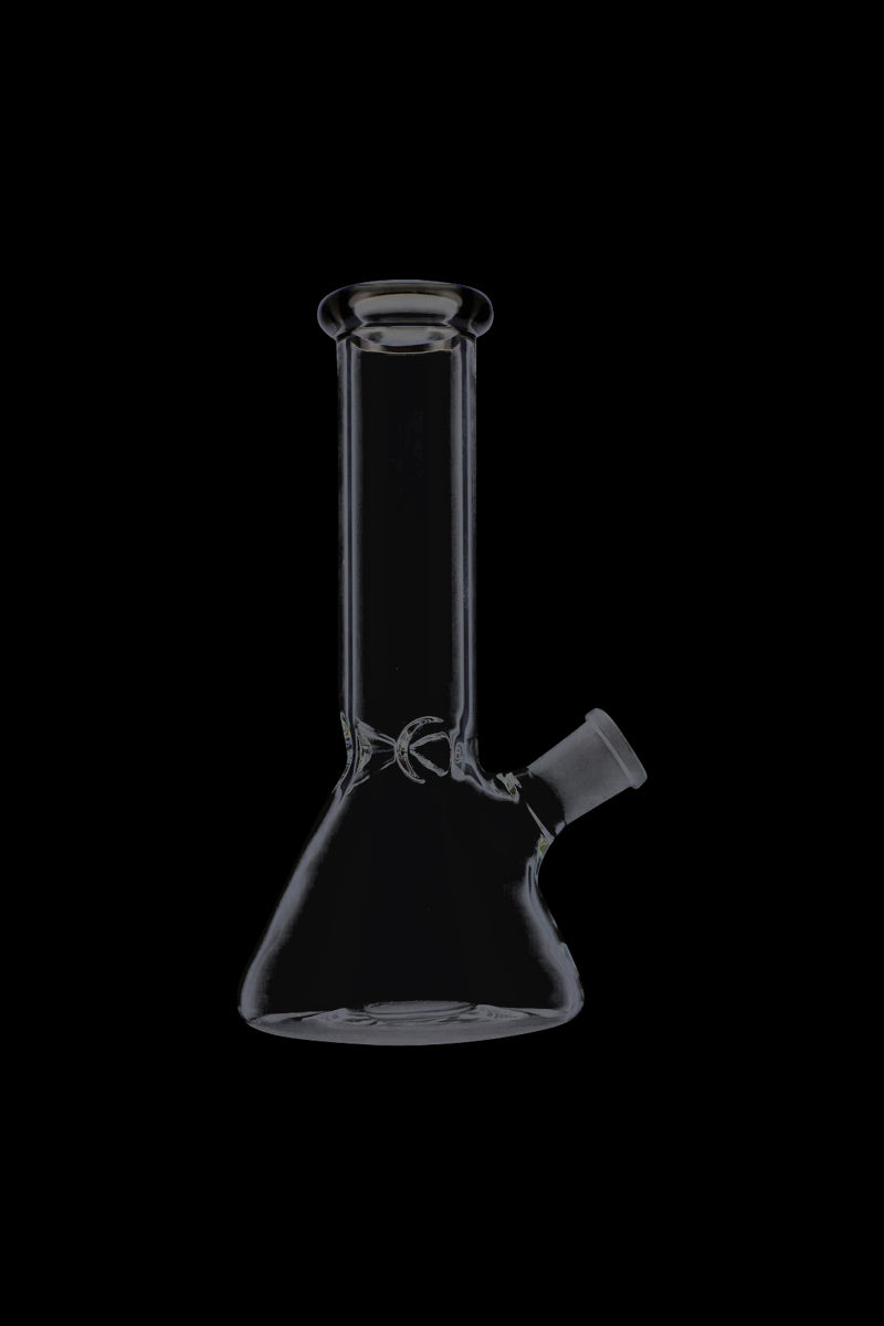 Exquisite Glass Beaker Base Ice Bong with Vibrant Colored Mouthpiece
