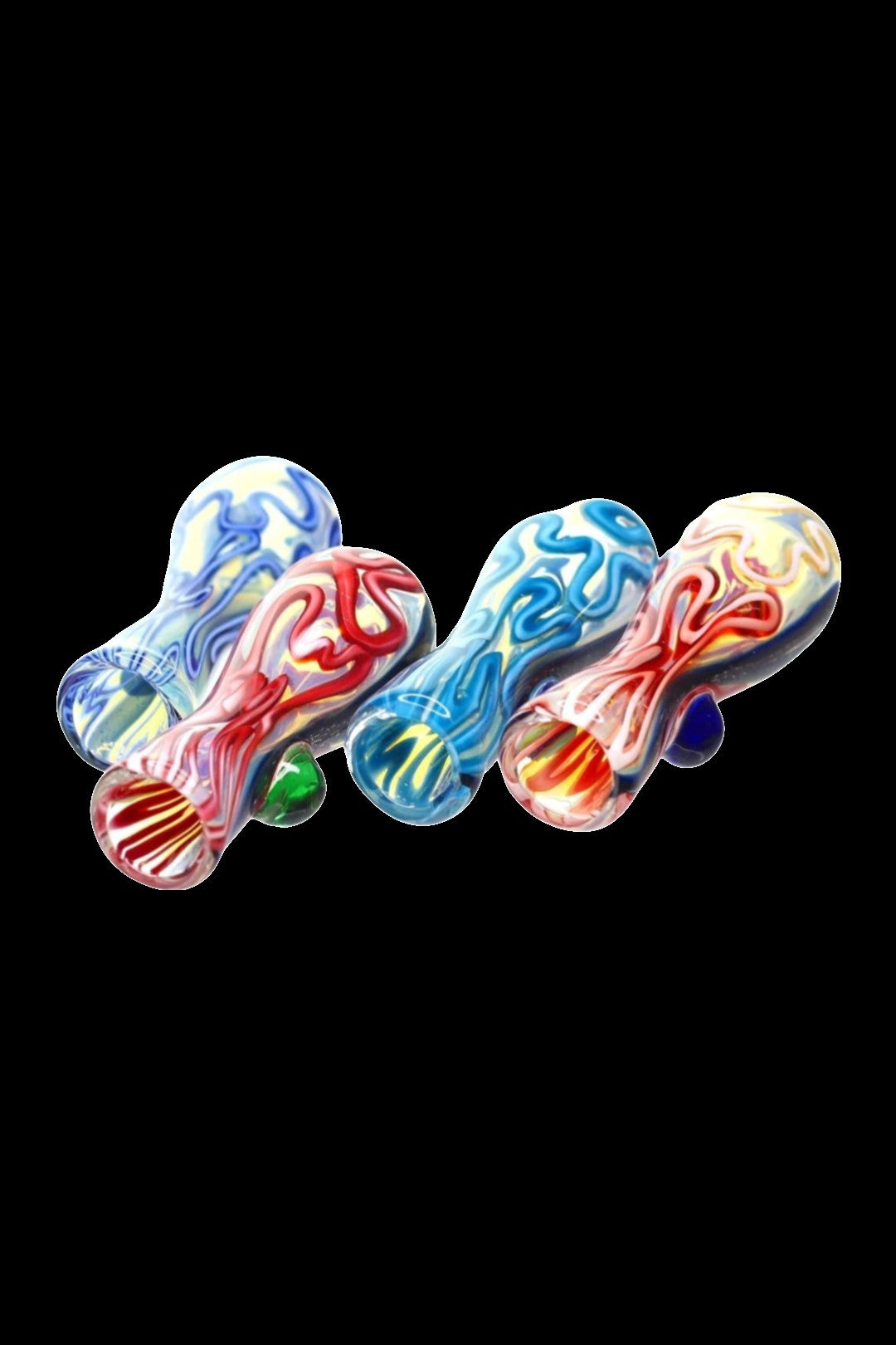 Stunning Brain Fold Chillum Pipe