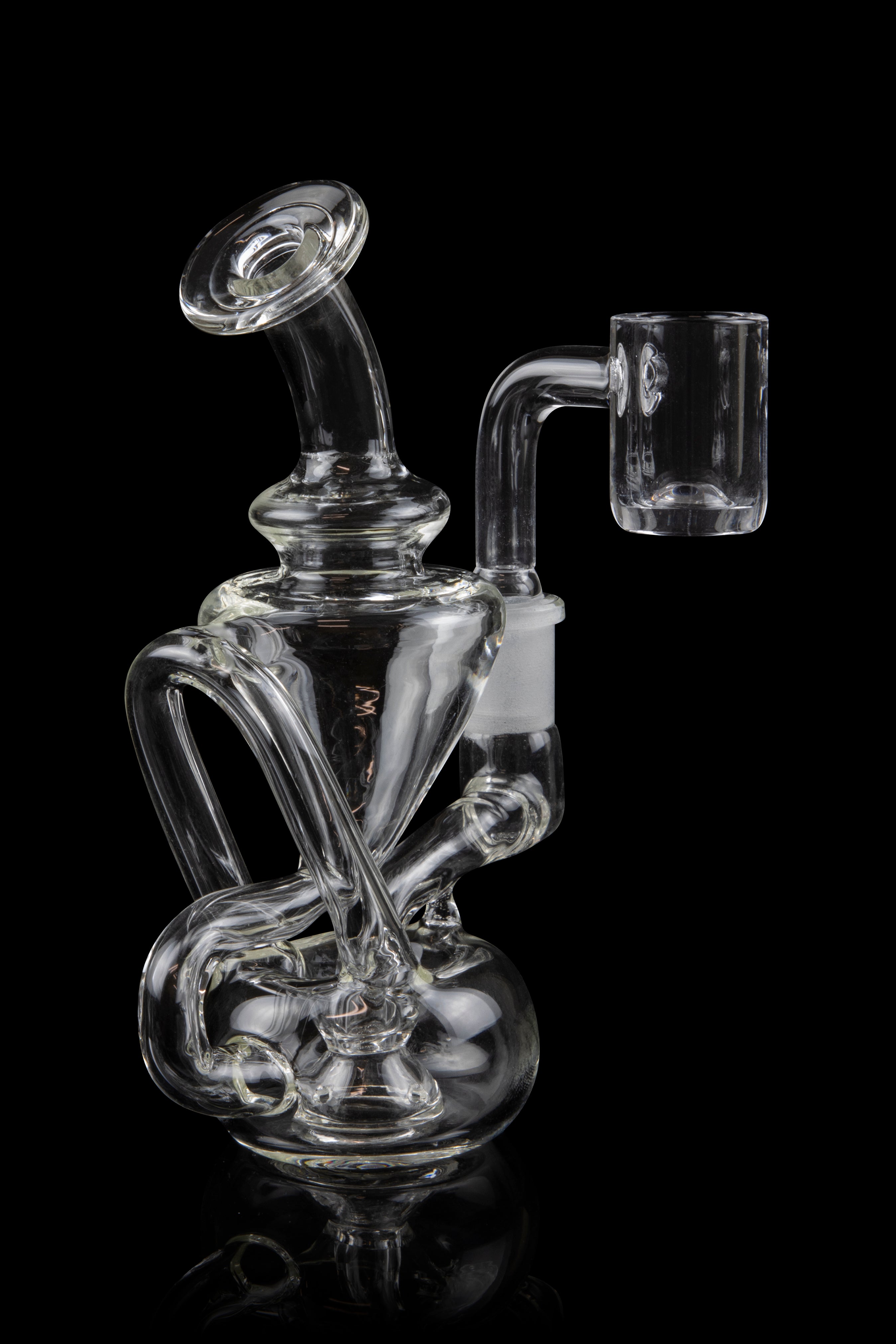 Compact Mini Funnel Recycler Dab Rig - Big Hits in a Small Package