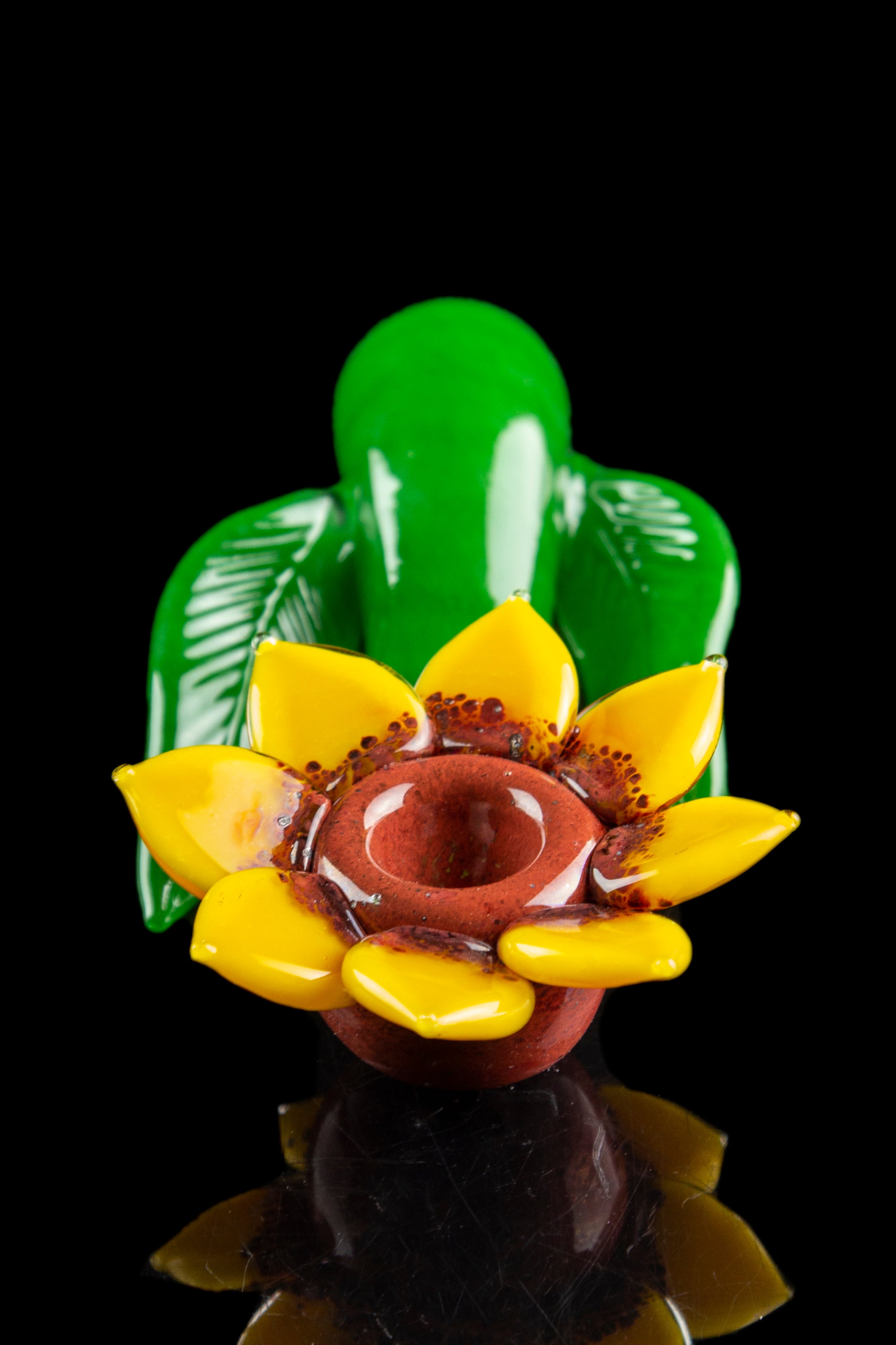 Empire Glassworks Stunning Sunflower Hand Pipe