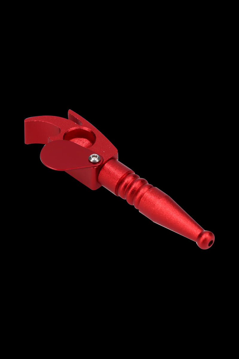 Incredible Metal Hand Pipe with Swivel Lid and Bottle Opener