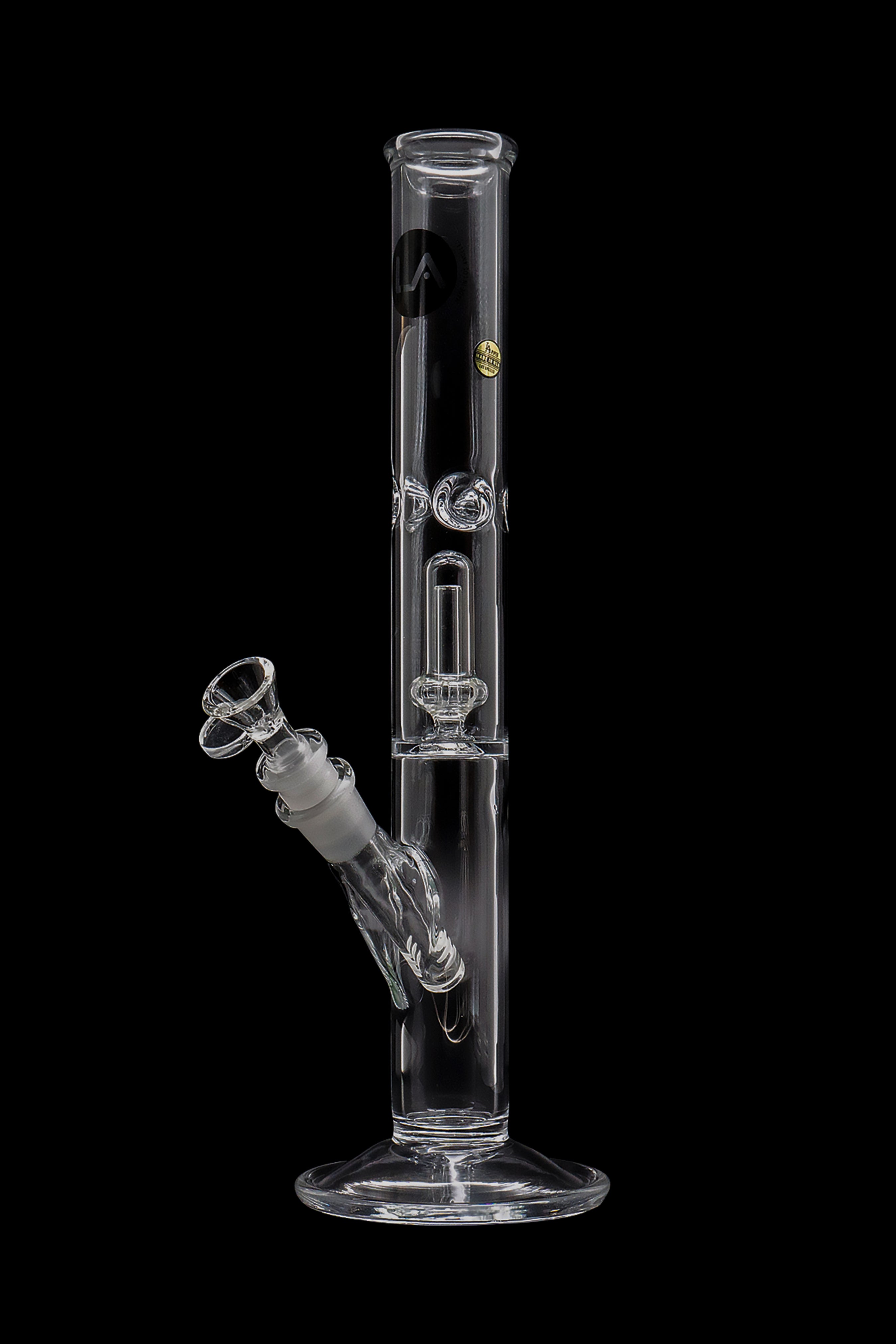 LA Pipes Classic Straight Single or Double Showerhead Perc - The Ultimate Smoking Experience