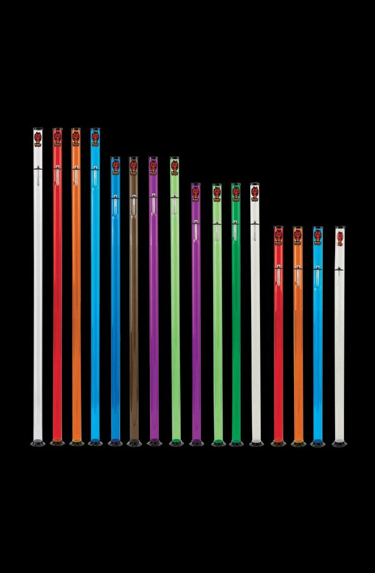 Headway Solo Straight Tube Acrylic Pipes - 16 Pack: Unbreakable Fun!
