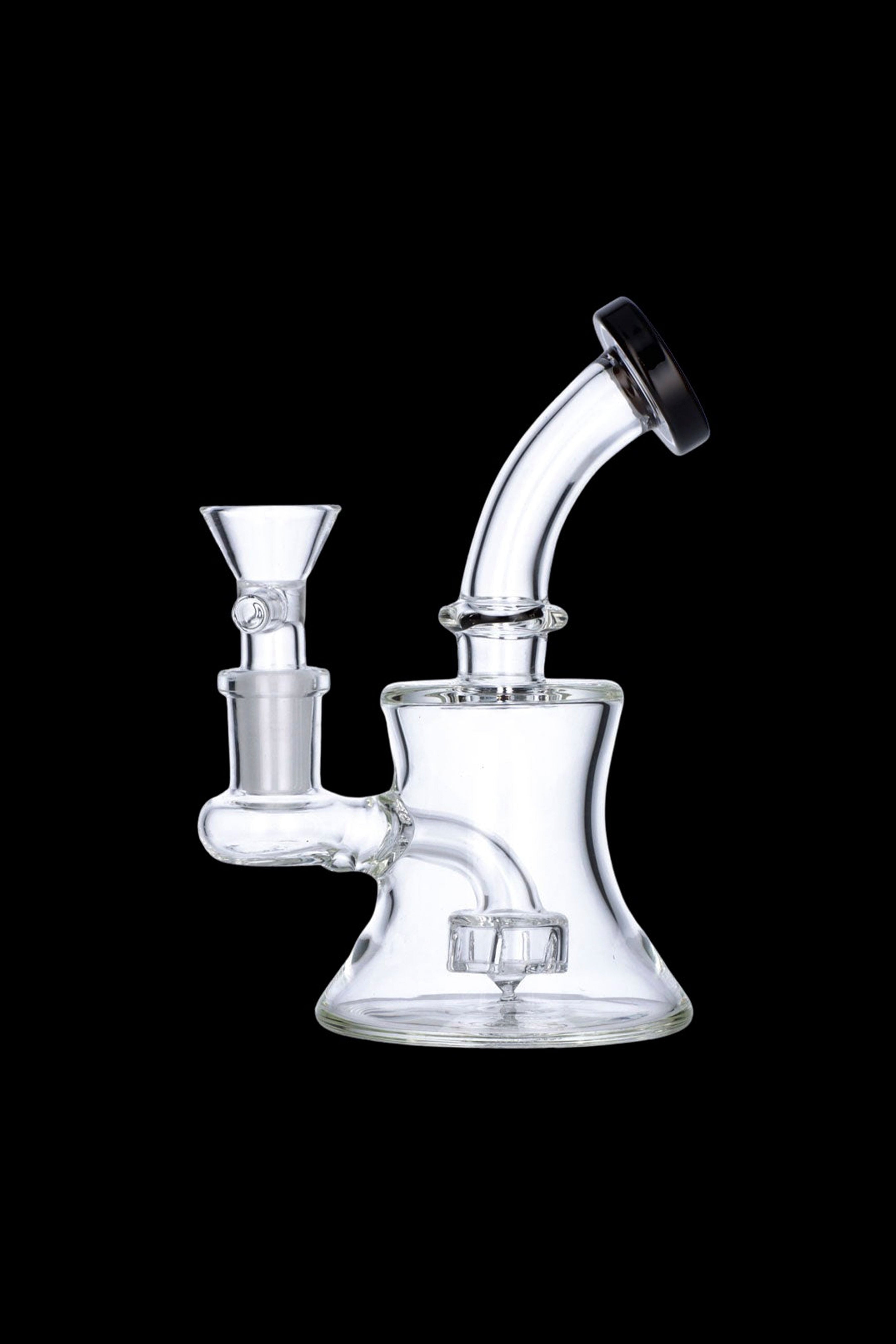 Compact 5.5” Hourglass Base Water Pipe - Big Hits in a Small Package