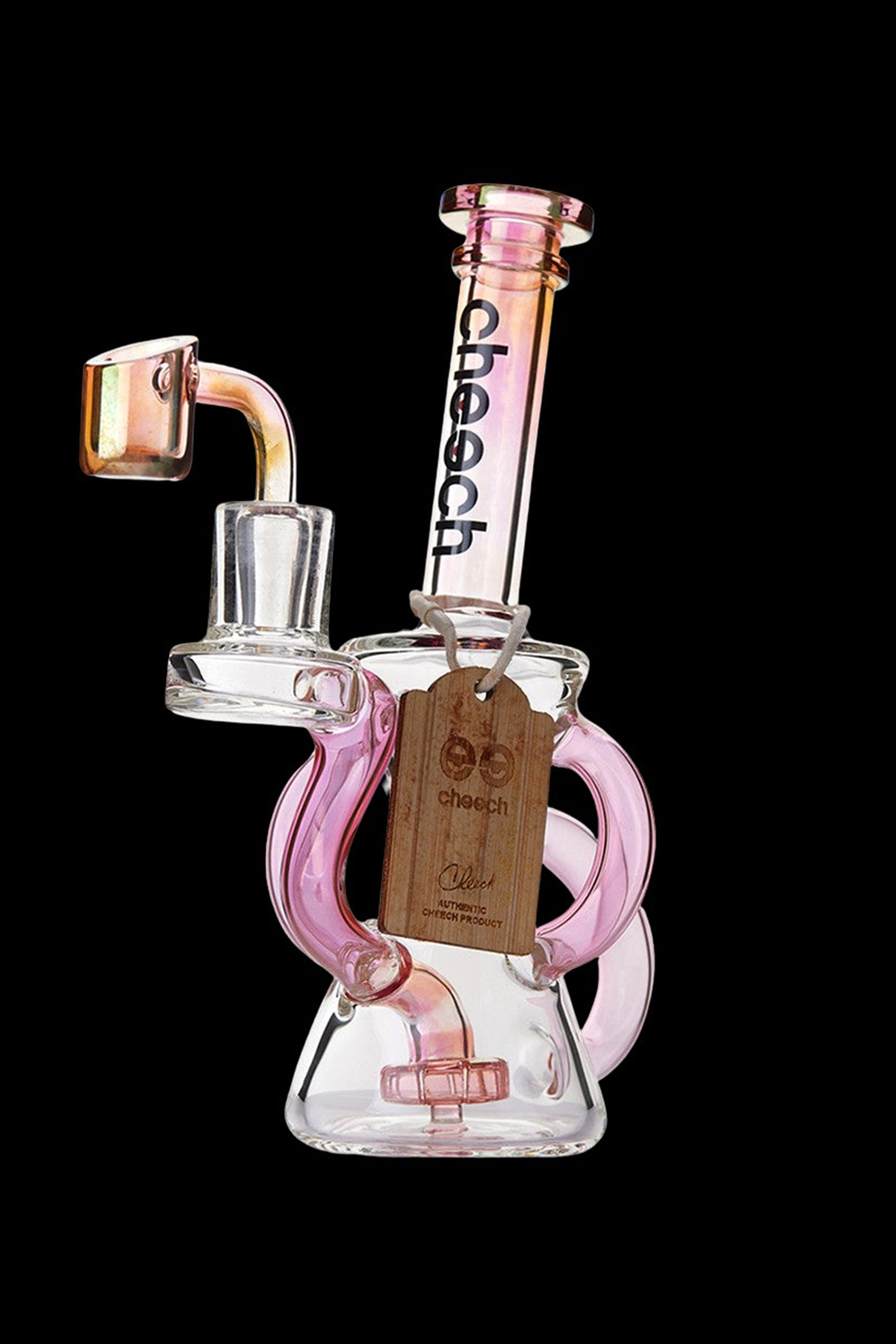 Cheech Glass Gold Fumed Recycler - Your Ultimate Smoking Companion