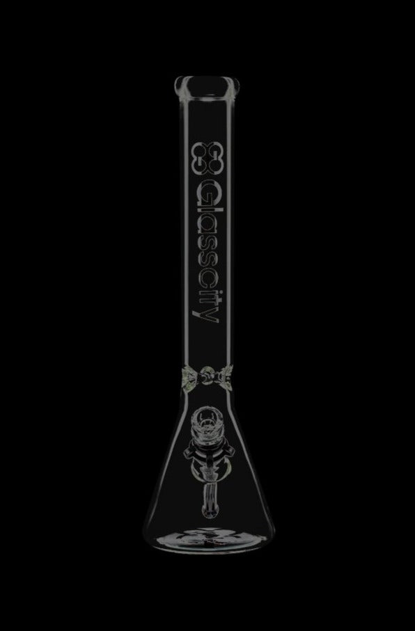 Glasscity Premium Beaker Base Ice Bong - A Stunning Smoking Companion