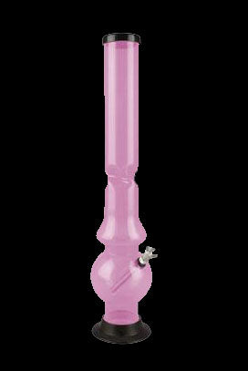 Double Bubble Twist Acrylic Water Pipe - The Ultimate Travel Bong