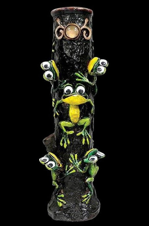 Enchanting Five Frogs Water Pipe