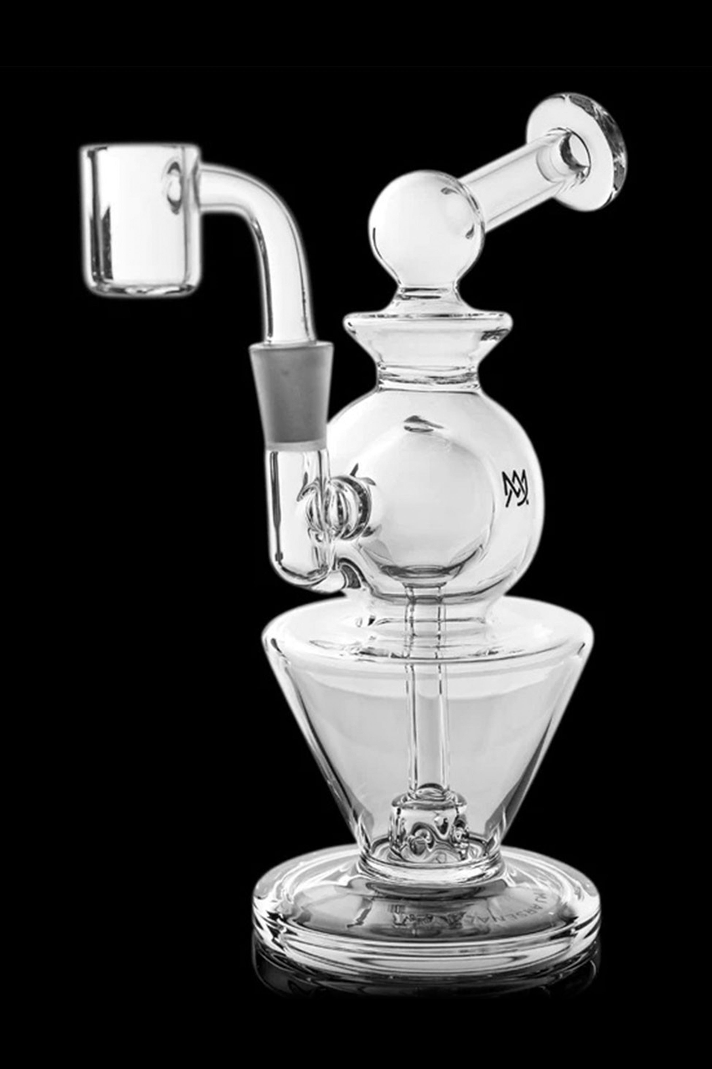 MJ Arsenal's Stunning Gemini Mini Dab Rig - Perfect for On-the-Go!