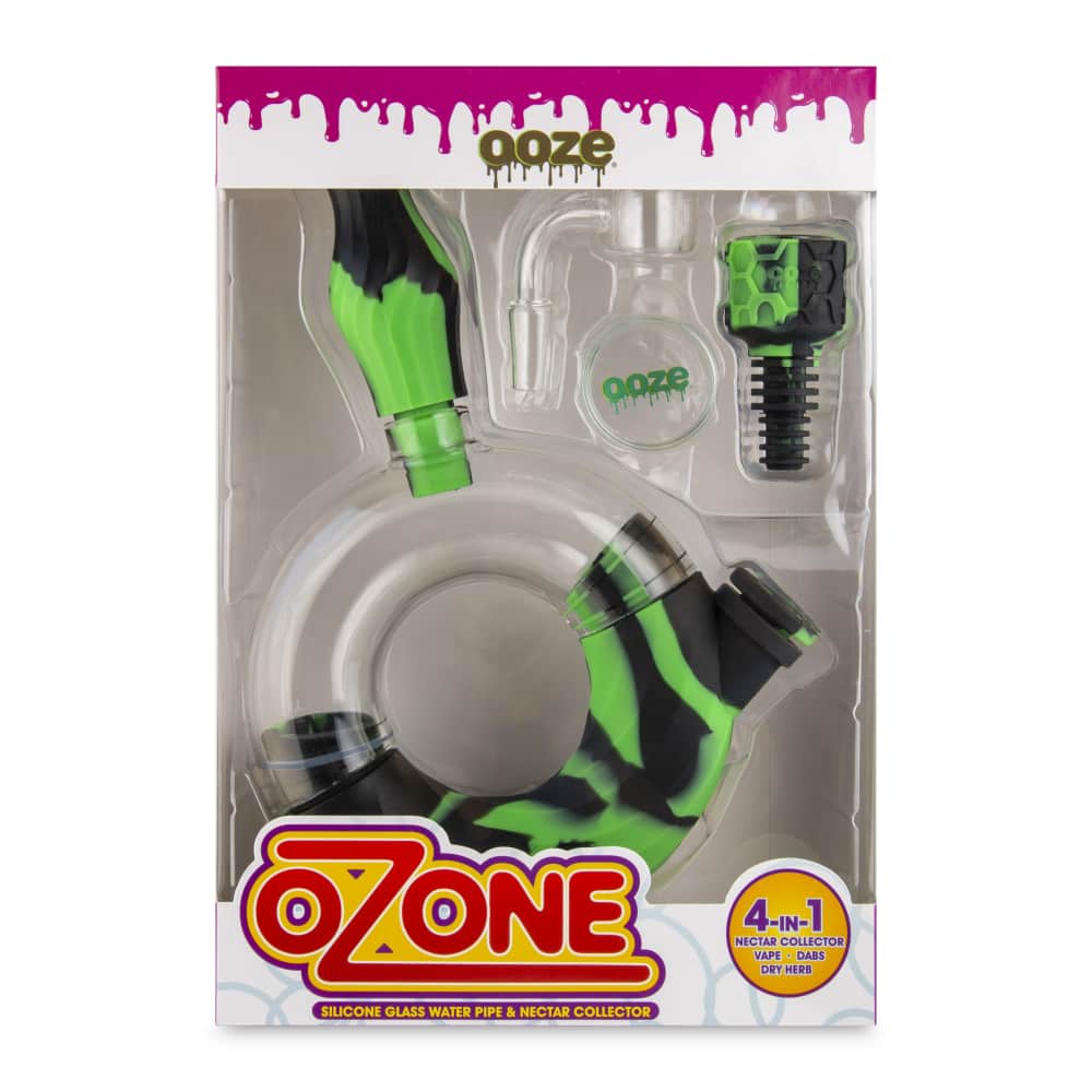 Ooze Ozone 4-in-1 Silicone Hybrid Water Pipe & Dab Straw
