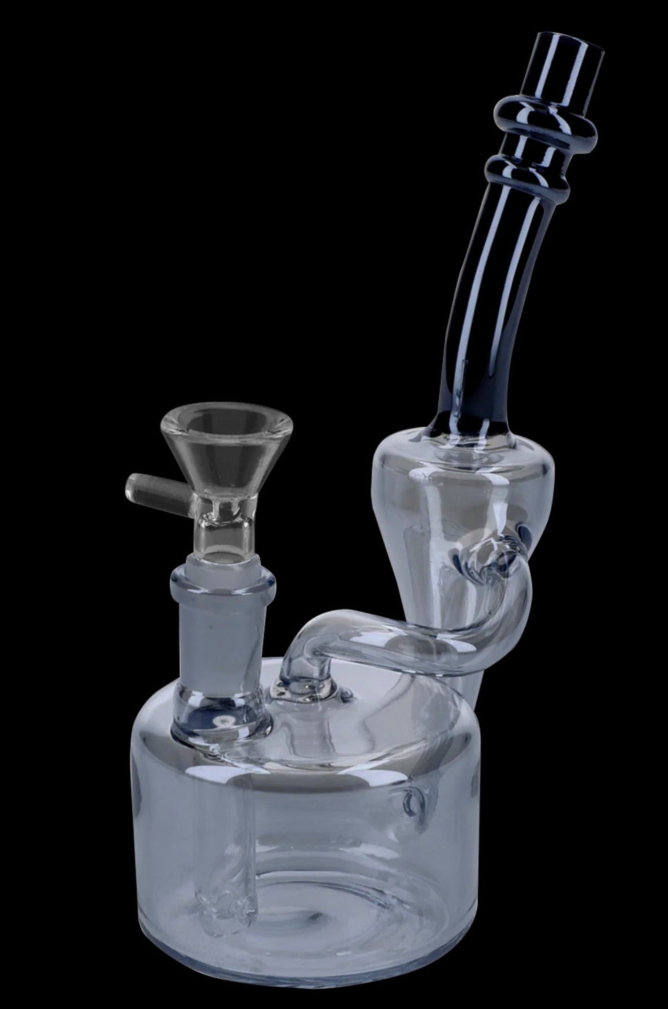 Electro-Plated Puck Recycler Bong: The Ultimate Mini Party Bong