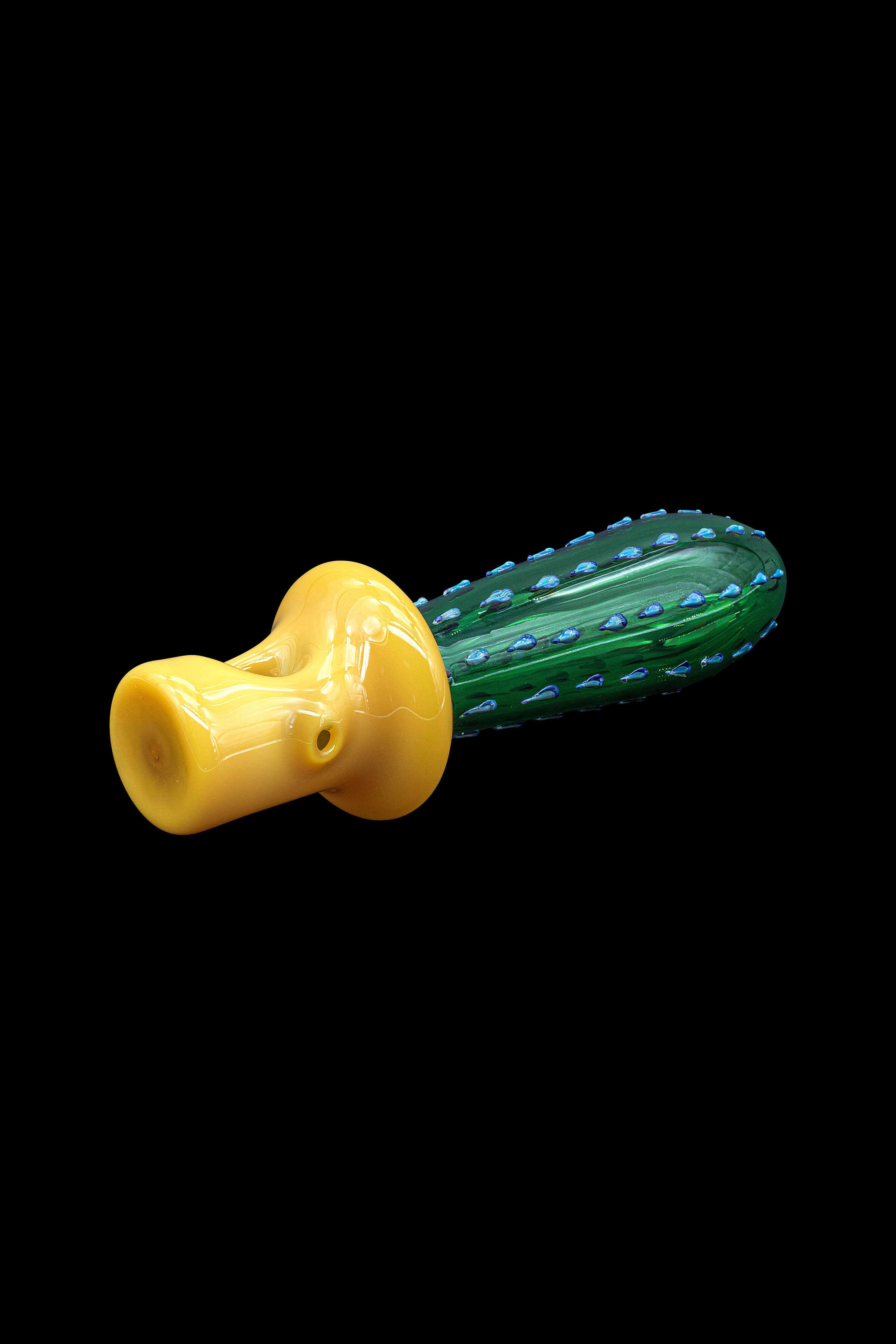 LA Pipes San Pedro Cactus-Inspired Glass Smoking Pipe