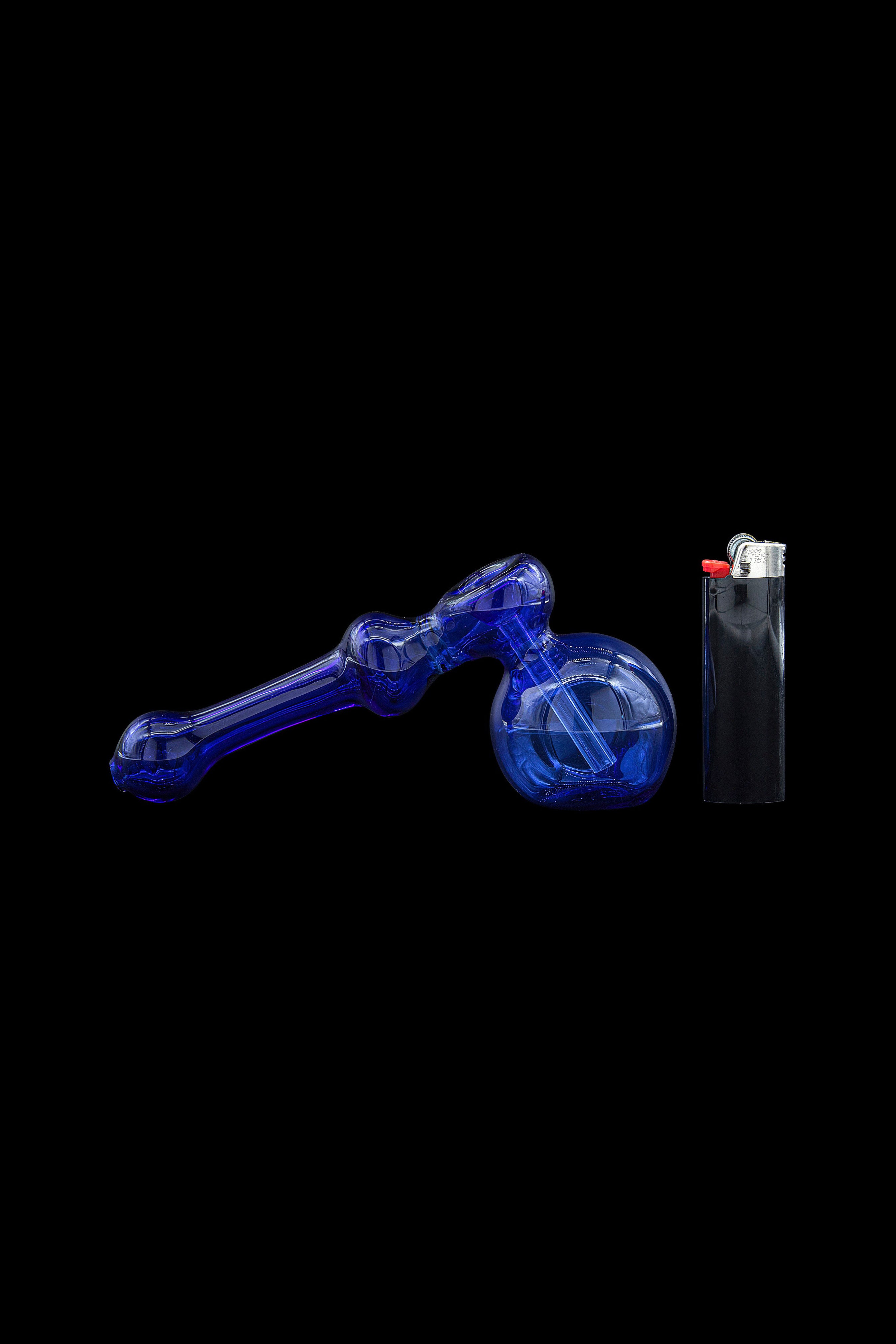 LA Pipes Glass Hammer Bubbler Pipe - A Stylish Smoking Essential