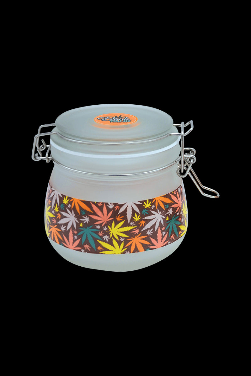 Fujima's Stunning Multicolor Hemp Frosted Glass Jar
