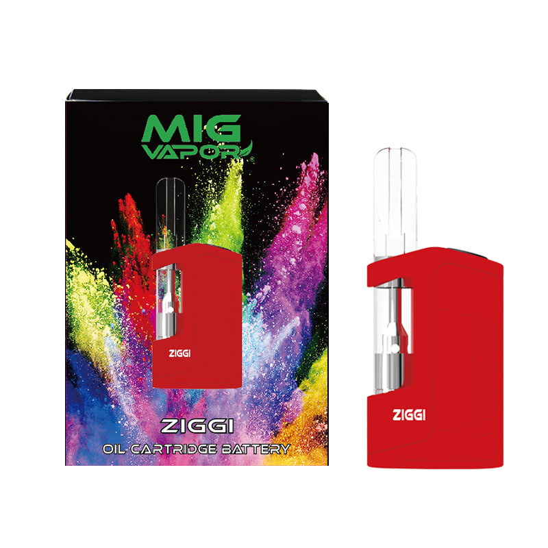 MiG Vapor ZIGGI: Premium 3-Temperature Vape Pen Battery for 510 Pre-Filled Cartridges
