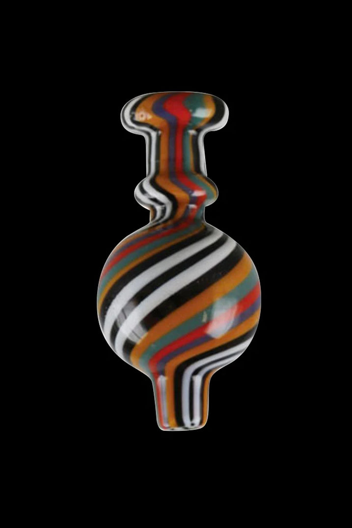 Colorful Spiral Ball Carb Cap: A Must-Have for Dabbers
