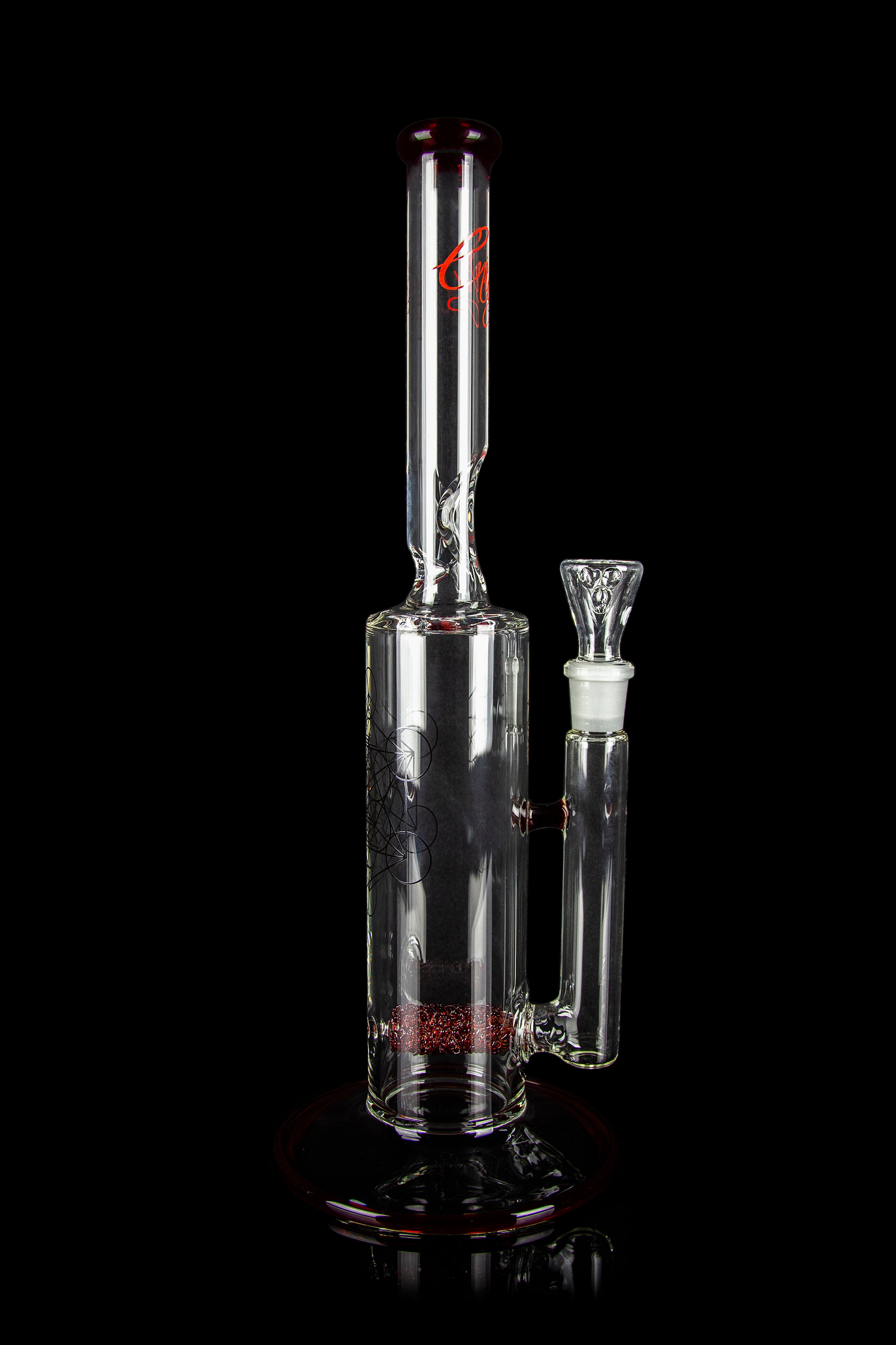 Envy Glass 16 Stemline Pop Rocks Perc Water Pipe - Party in Your Mouth!