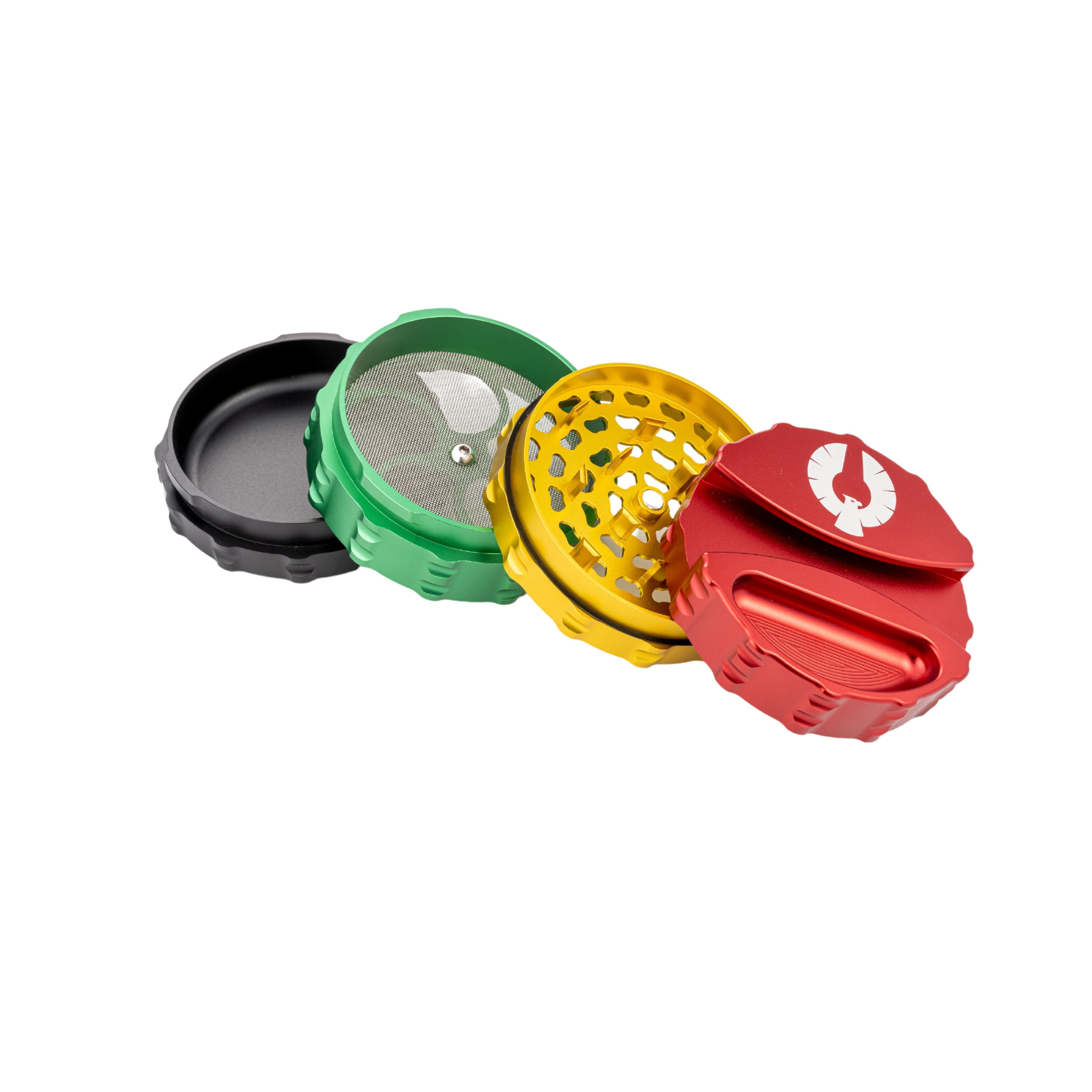 Phoenician 4-Piece Premium Grinder with Paper Holder & Ashtray