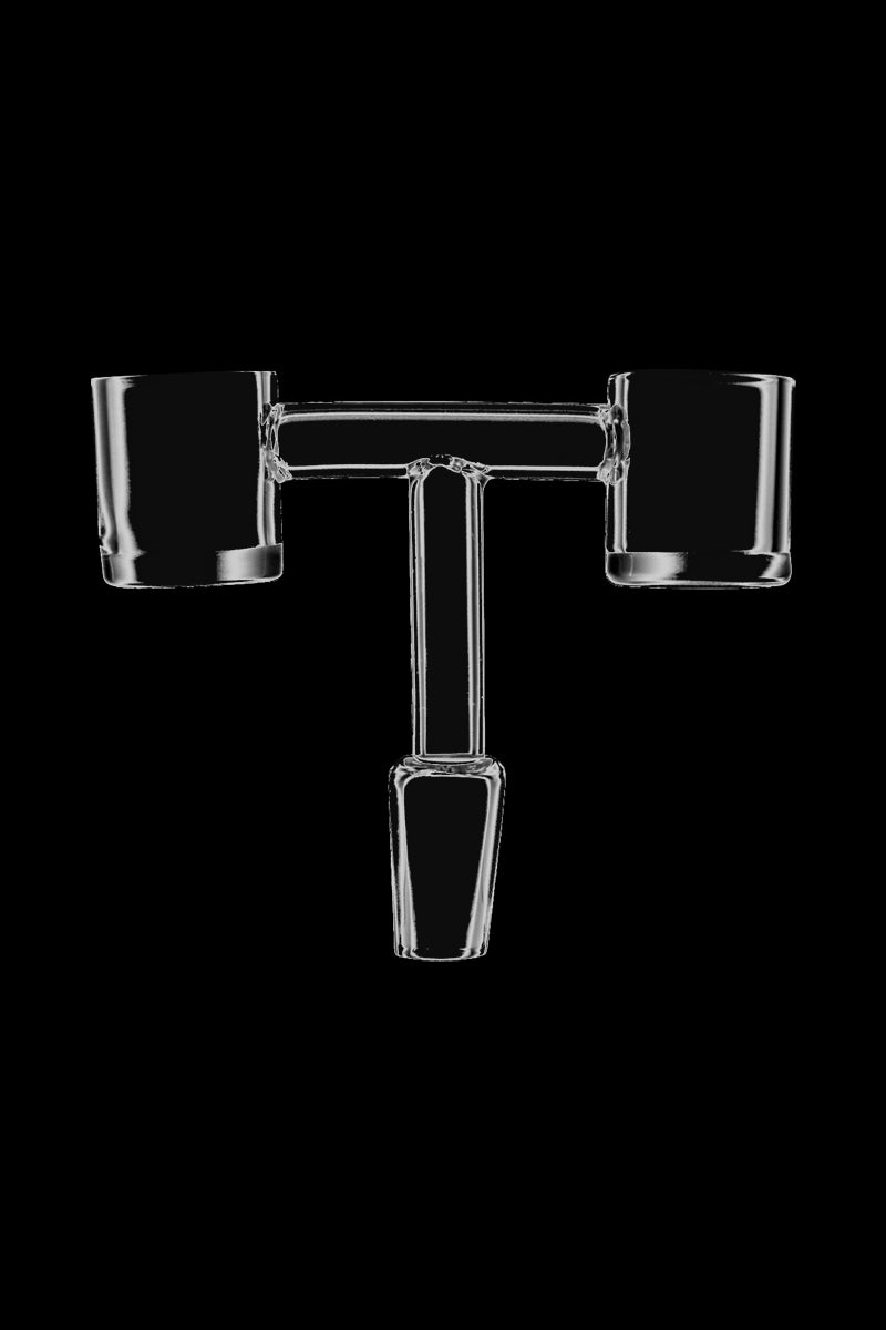 Thrilling 14.5mm Male Double Barrel Dual Quartz Banger